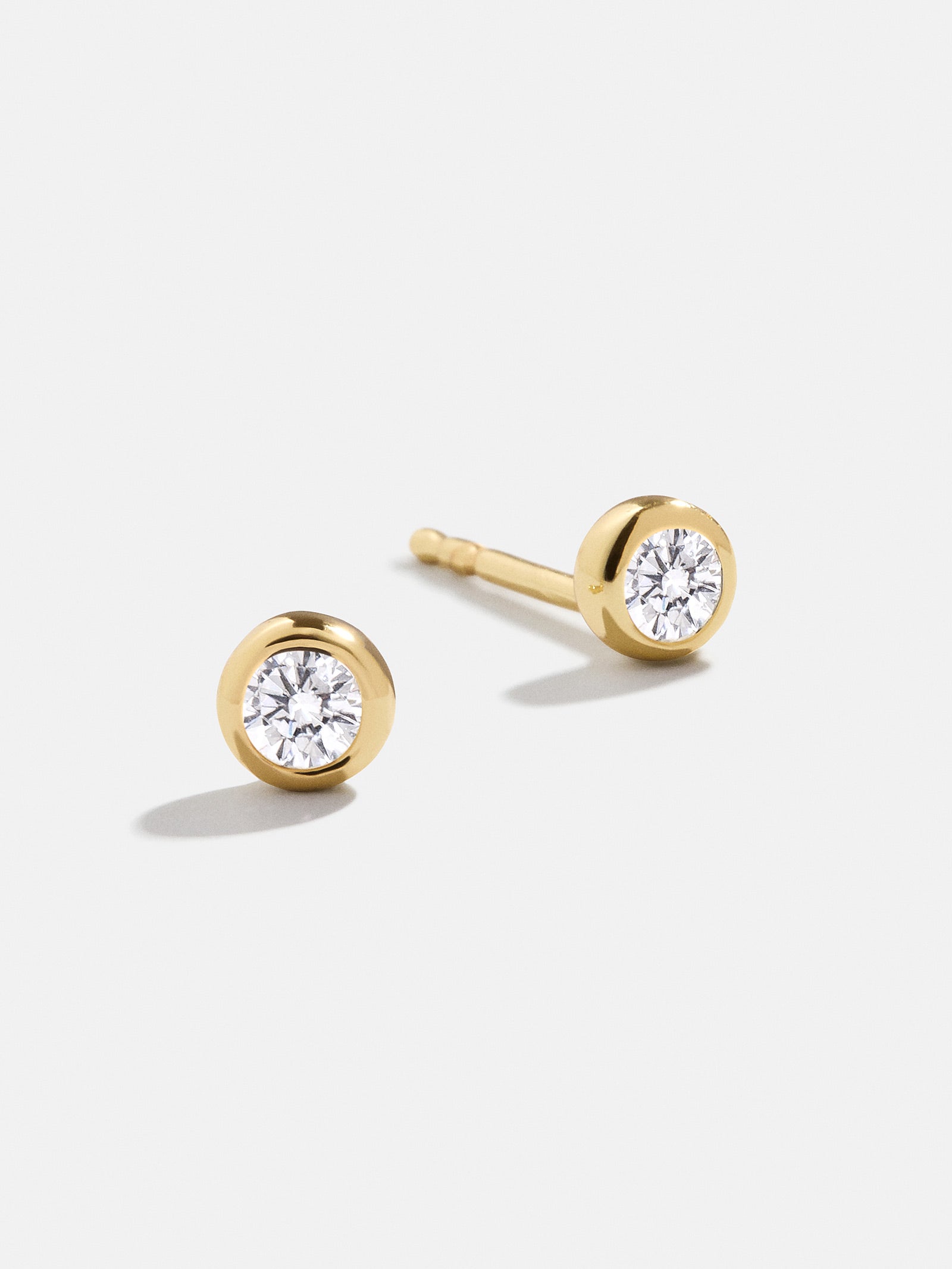 Premium 18K Gold Birthstone Crystal Stud Earrings - Ultimate Personalization