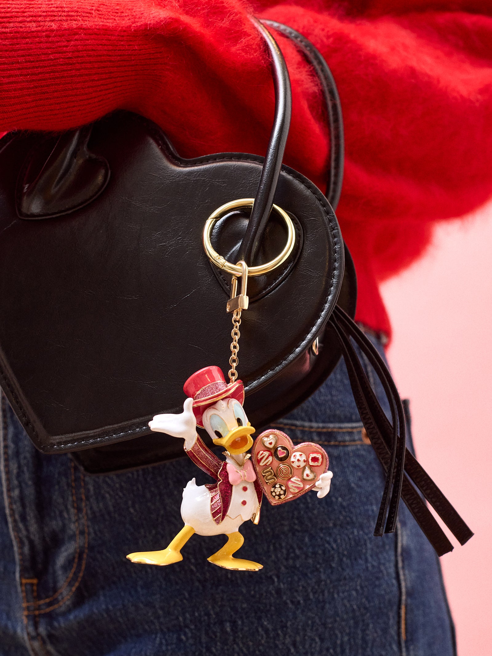 Premium Disney Valentine's Day Bag Charm - Donald Duck Romance Edition