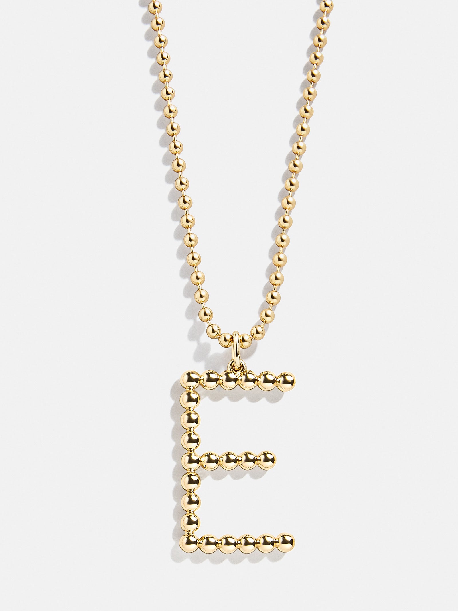 Ultimate Oversized Pisa Initial Necklace - Premium Gold