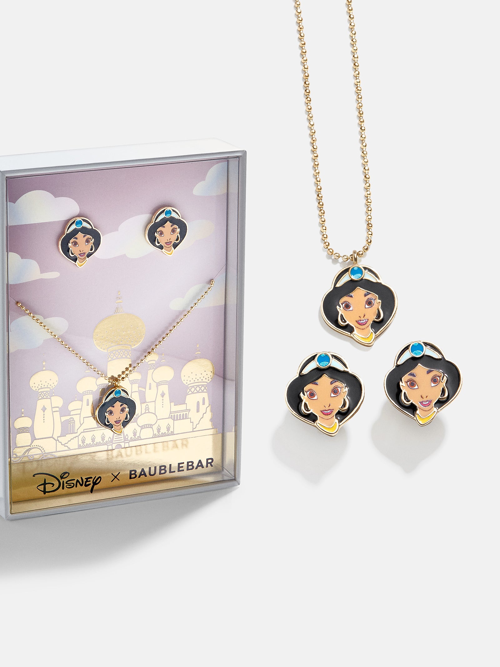 Premium Disney Princess Jewelry Set - Jasmine Edition for Kids