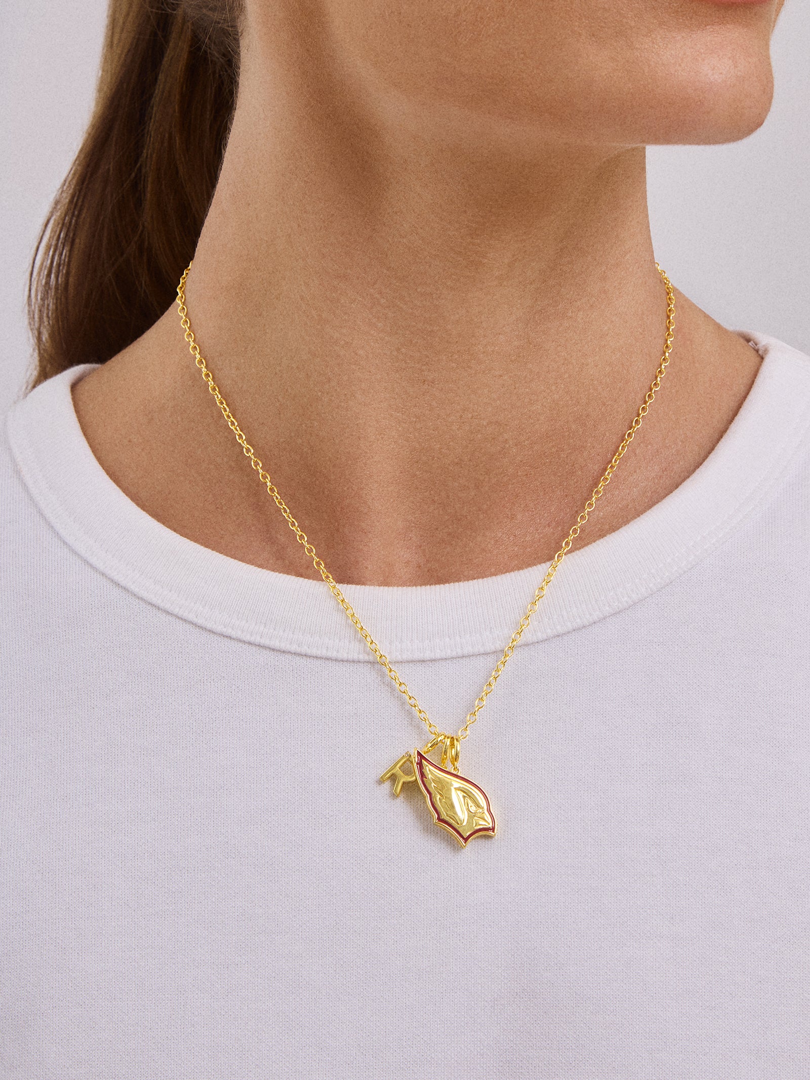 Premium NFL Fan Jewelry: Arizona Cardinals Cluster Charm by WEAR x Erin Andrews | BaubleBar