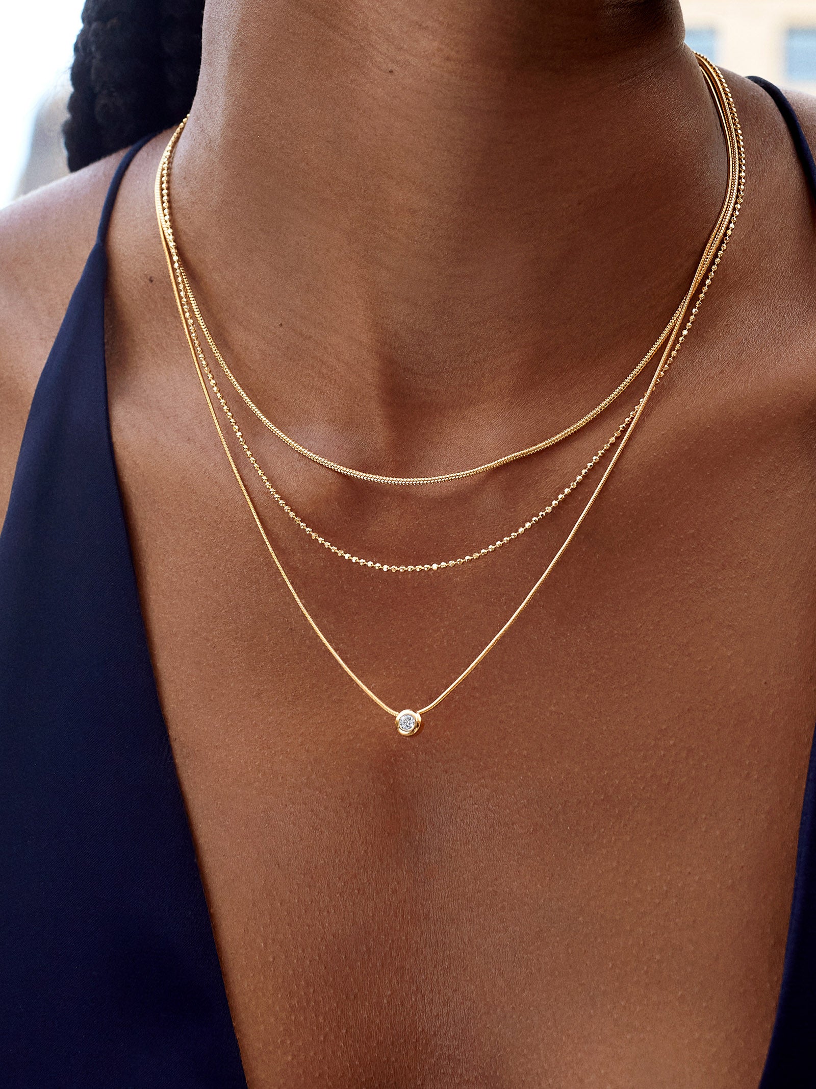 Premium Stephanie 18K Gold Necklace - Ultimate Luxury