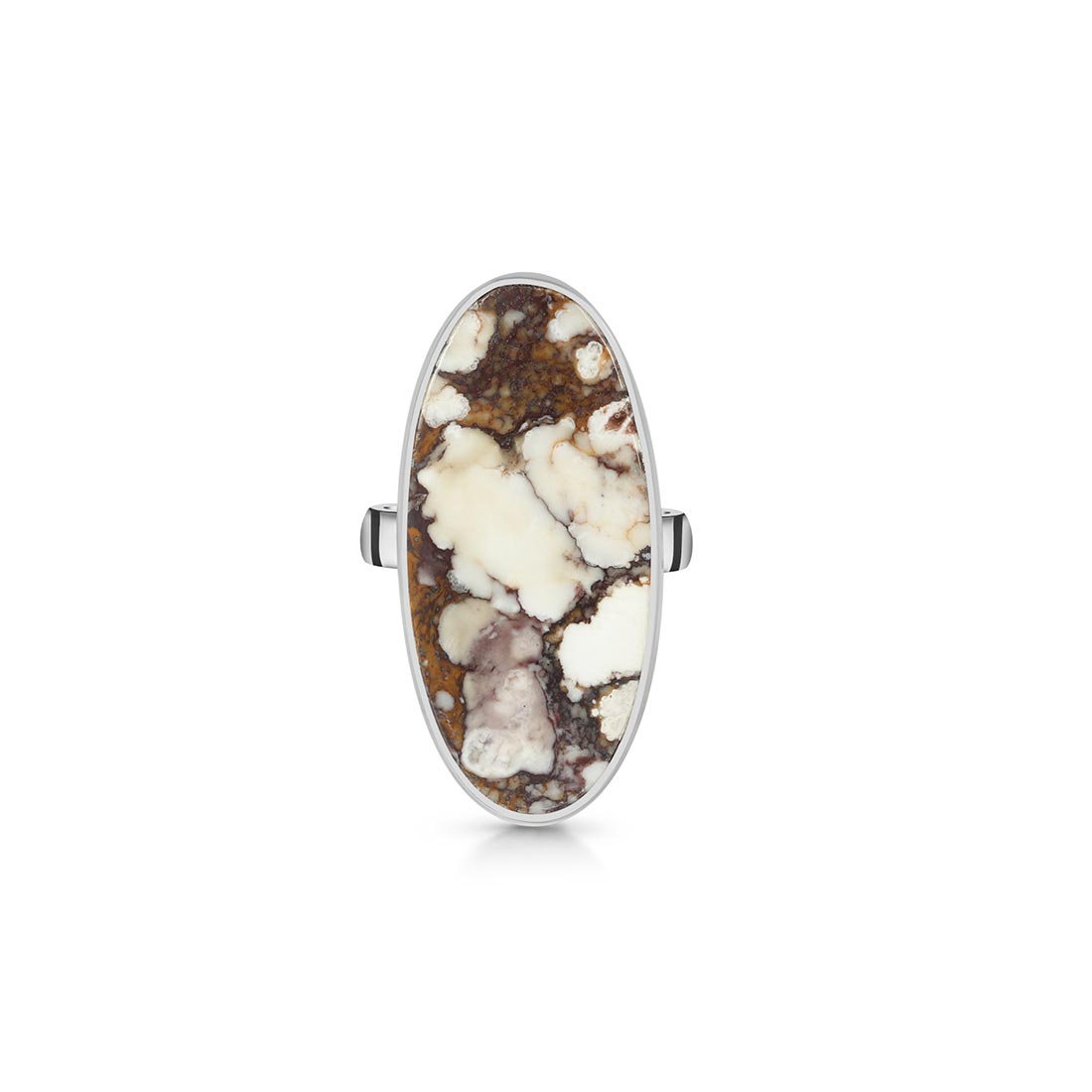 Premium Wild Horse Jasper Adjustable Ring - Ultimate Style & Comfort (WOJ-R-58)