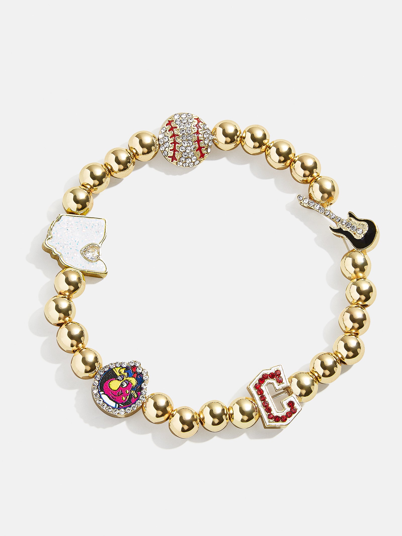 Premium MLB Pisa Charm Bracelet - Cleveland Guardians (Officially Licensed)