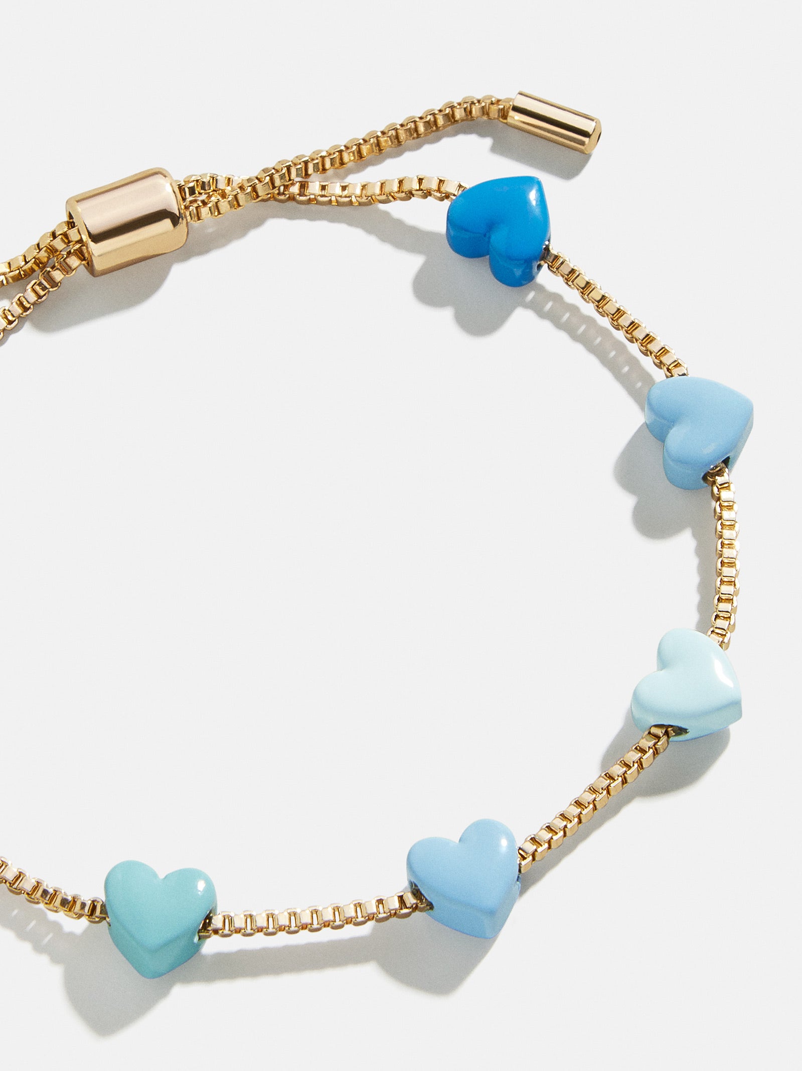 Premium Brittany Kids' Heart Bracelet - Adjustable Blue Design