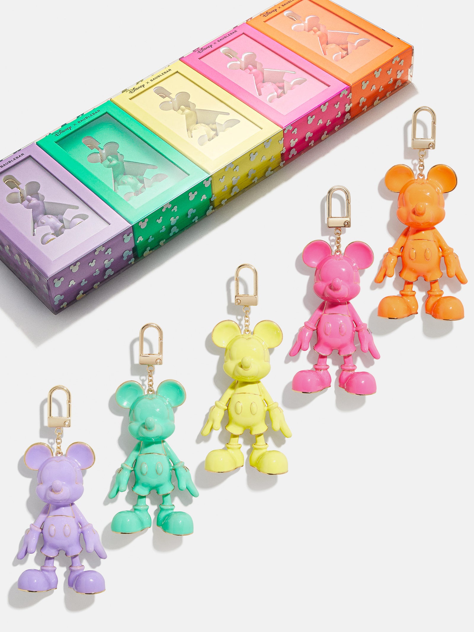 Ultimate Disney Bag Charm Set - Neon Mickey Mouse Collection