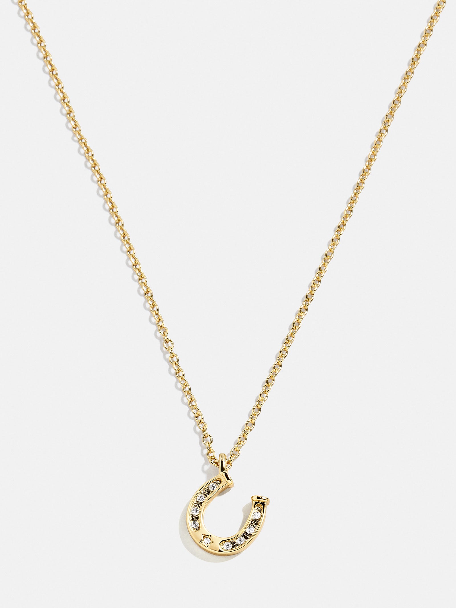 Premium 18K Gold Horseshoe Necklace - Ultimate Luck Charm