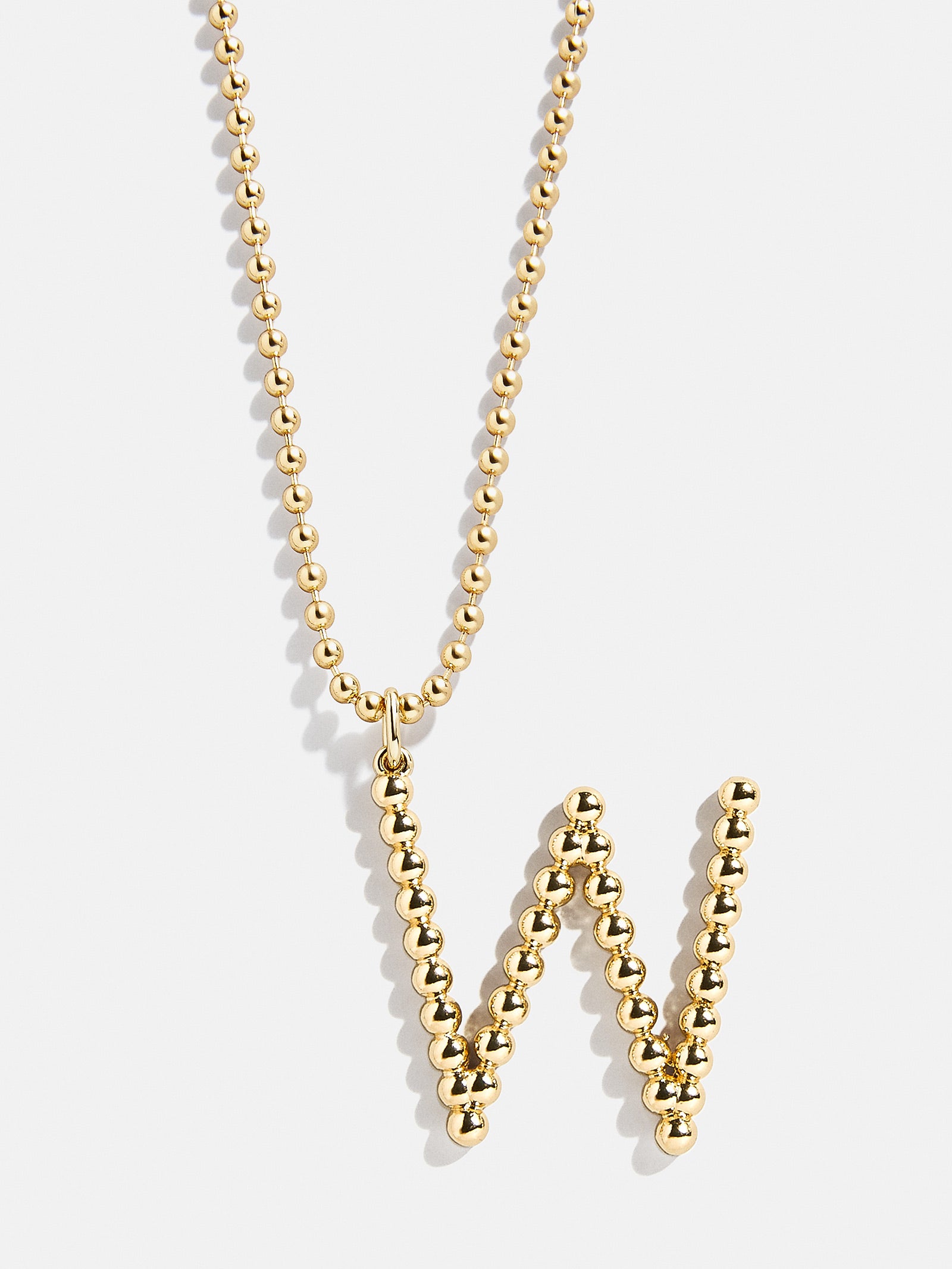 Ultimate Oversized Pisa Initial Necklace - Premium Gold