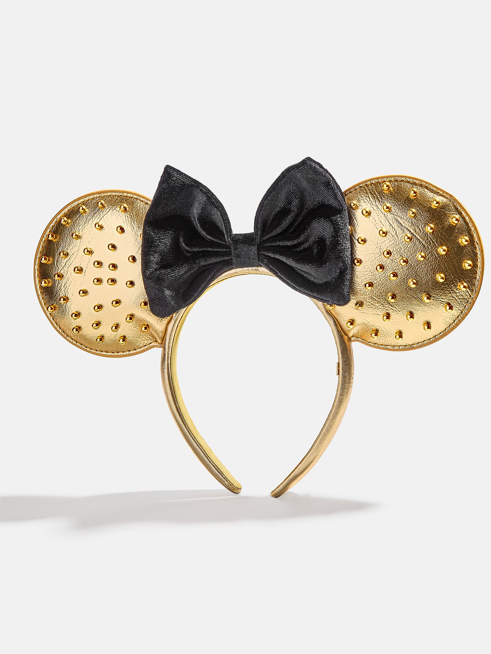 Premium Minnie Mouse Gold Party Ears Headband - Ultimate Disney Glamour