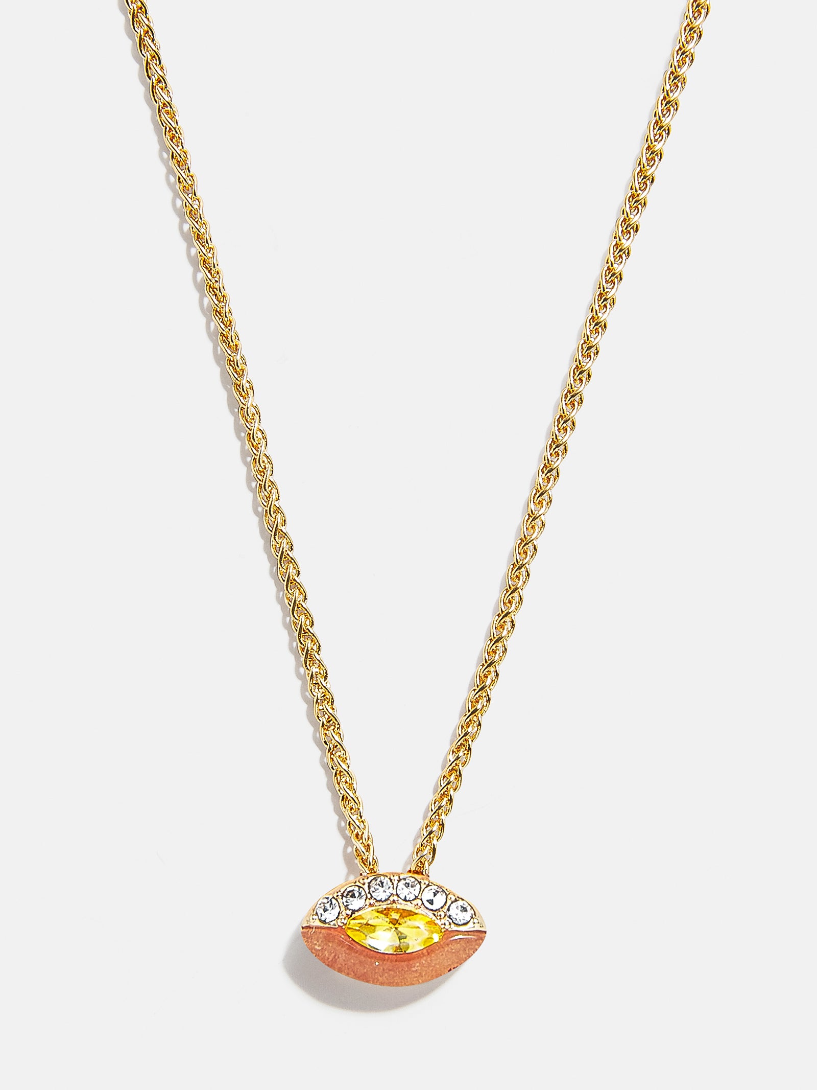 Premium Clove Topaz Birthstone Necklace - Modern & Chic