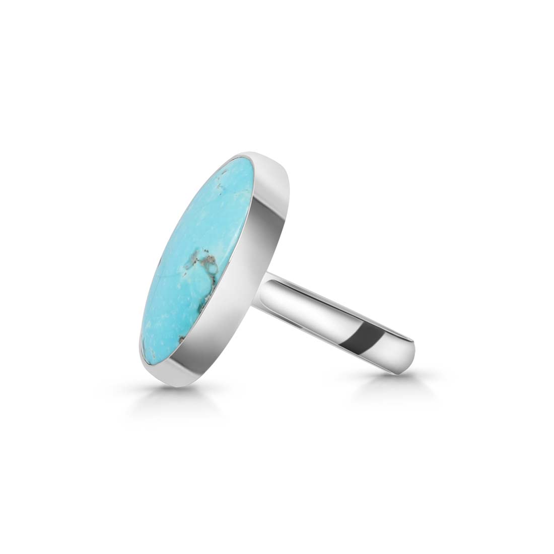 Premium Turquoise Adjustable Ring - TRQ-R-174 | Sagacia Jewelry