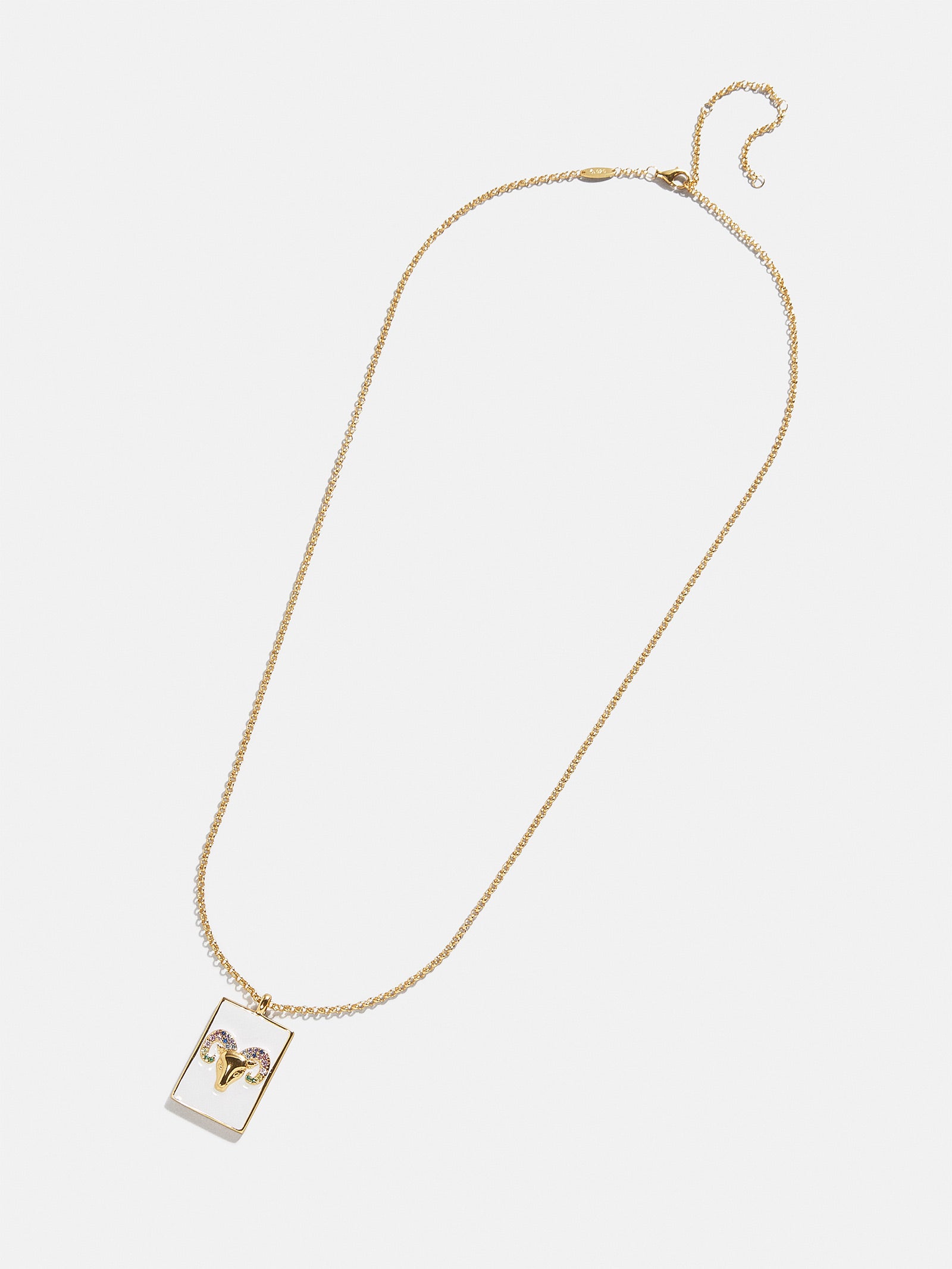 Premium Reversible 18K Gold Zodiac Cancer Pendant Necklace