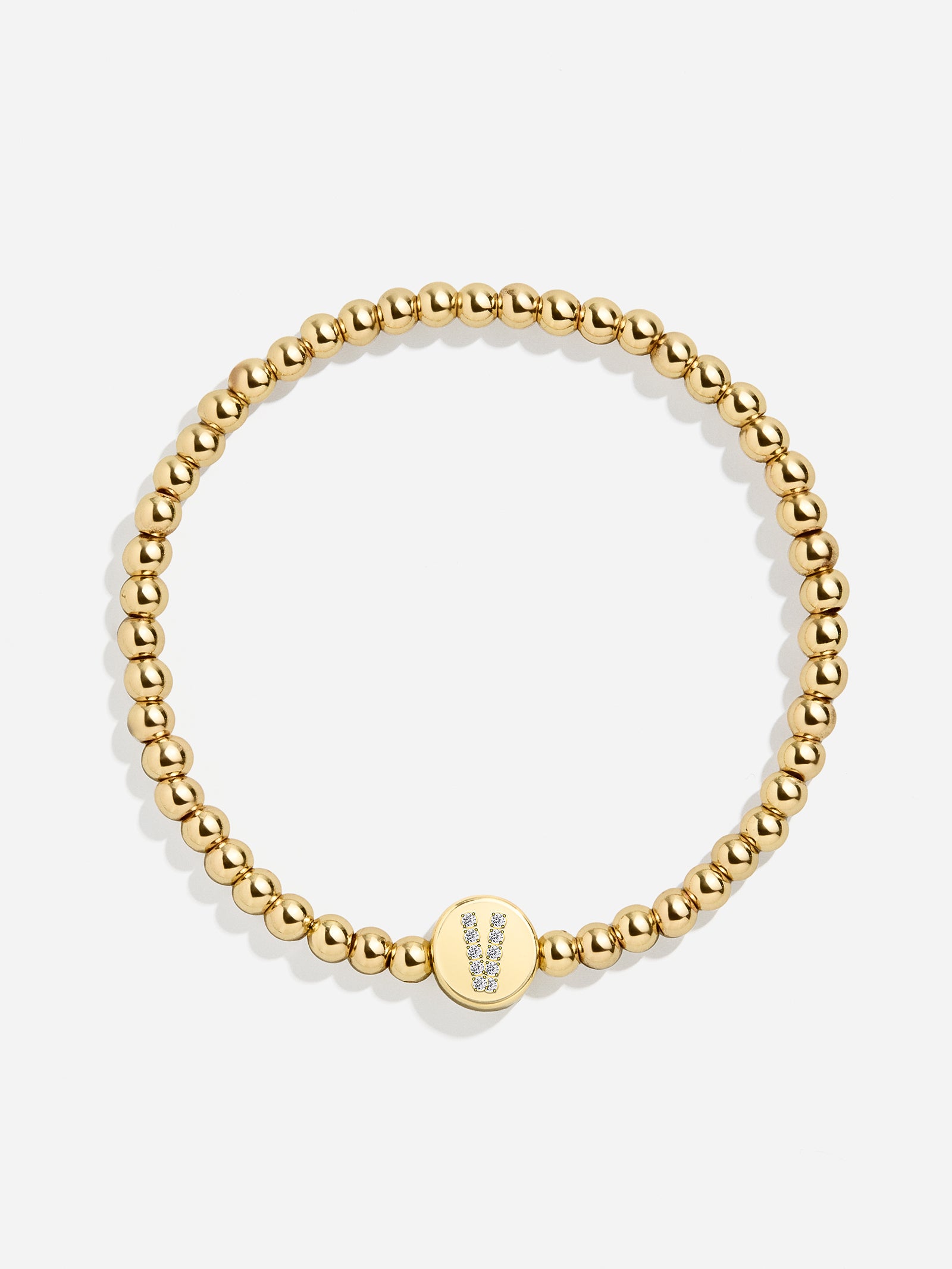 Premium Carmen Initial Disc Pisa Bracelet - Gold | Personalized Style