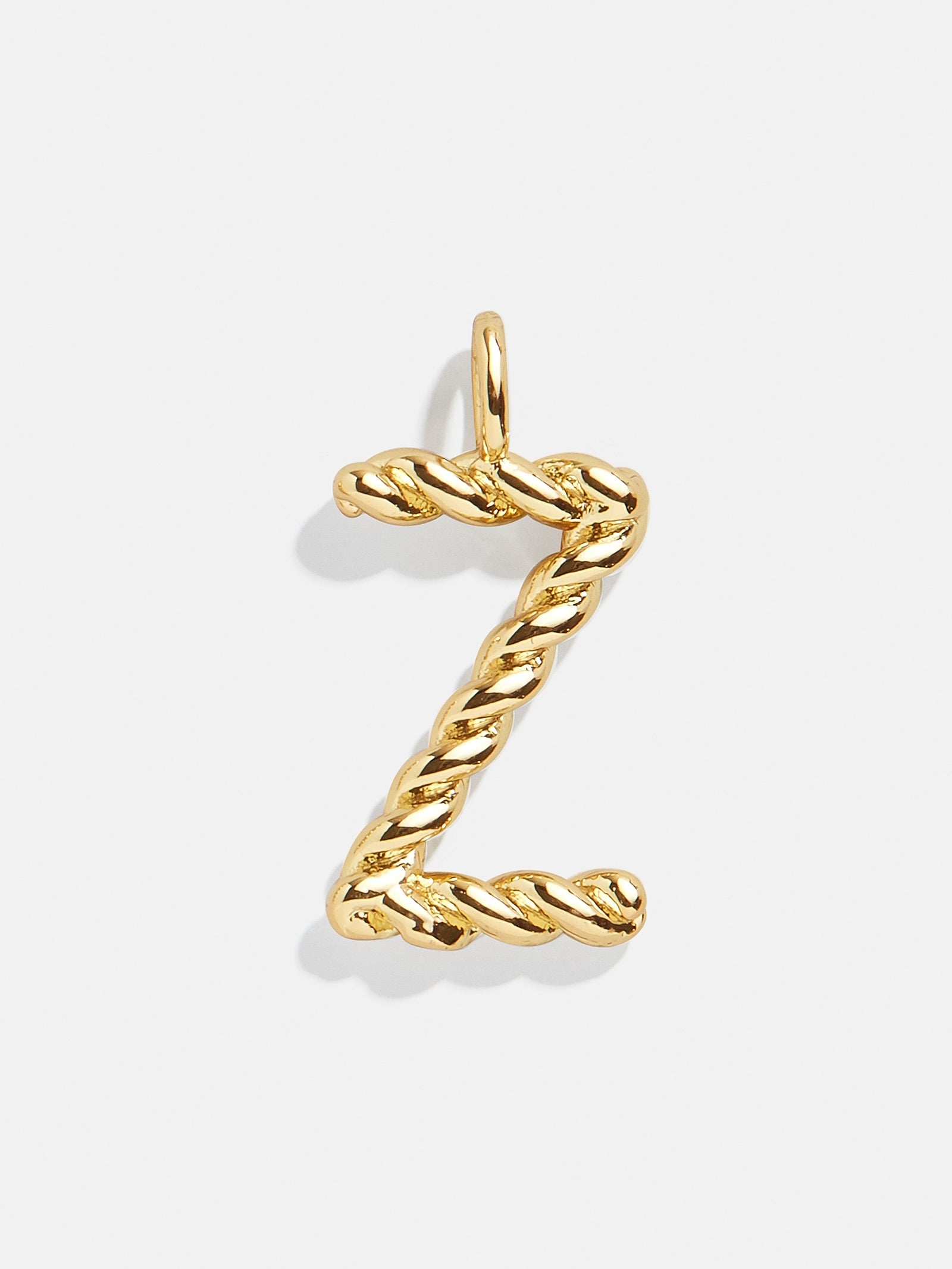 Premium Jupiter Charm - Modern Gold Twisted Initial Pendant