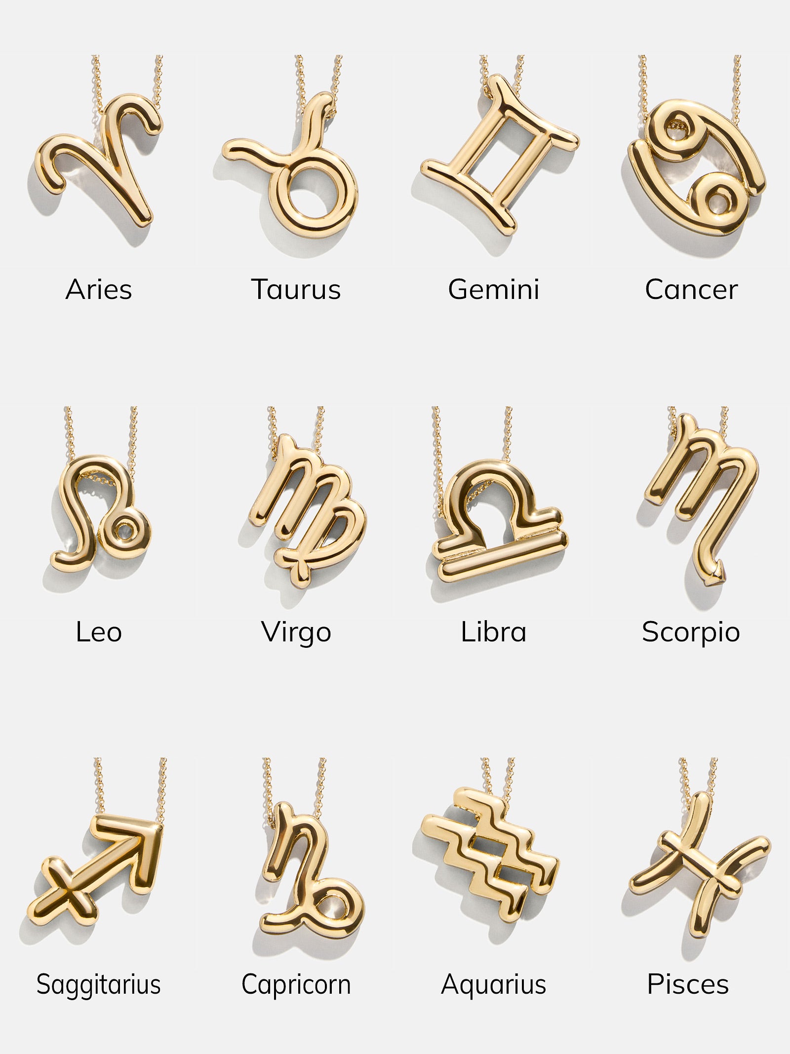 Premium Zodiac Bubble Necklace - Scorpio Edition