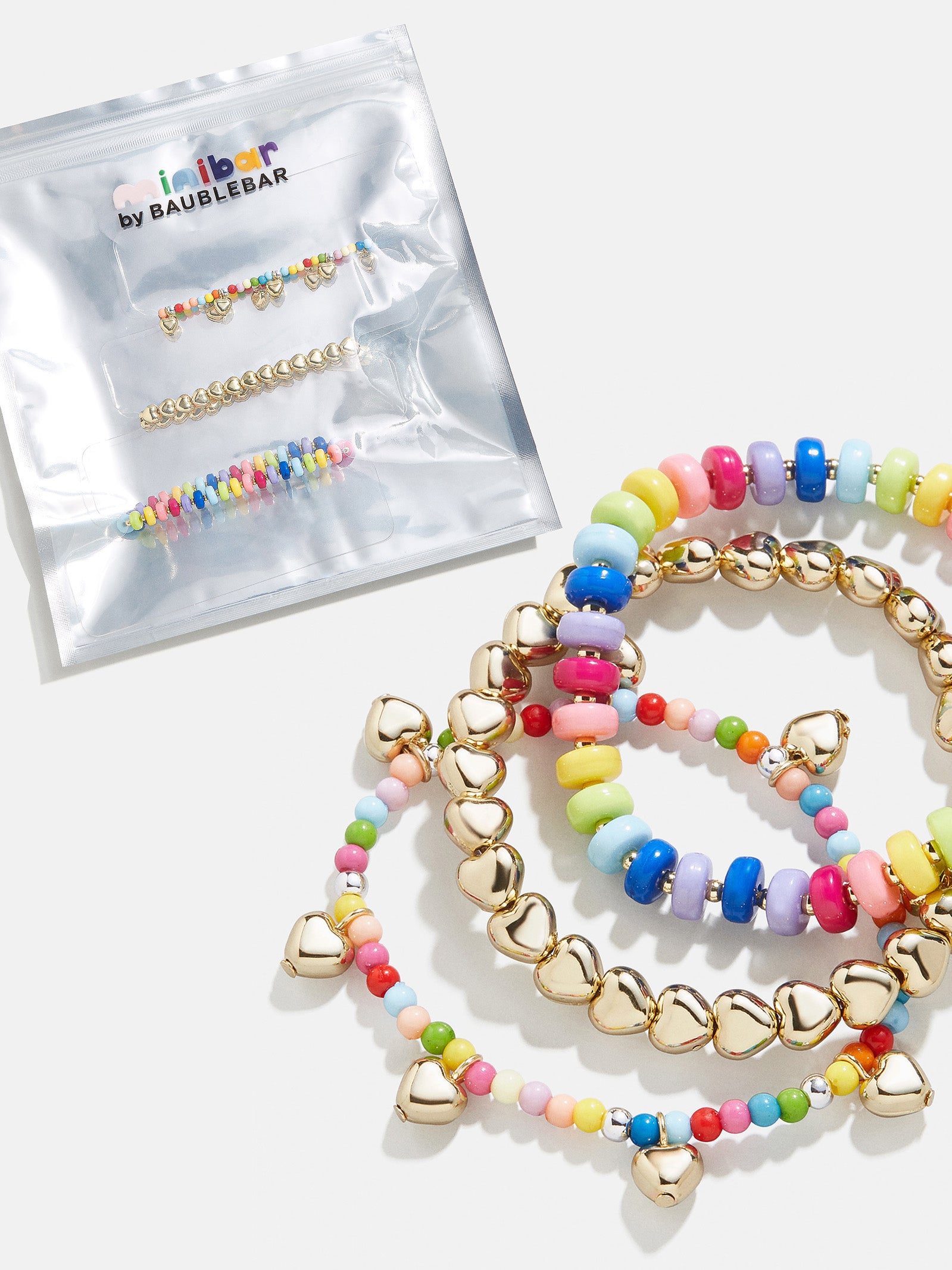 Premium Kids' Heart Bracelet Set - Beads Please