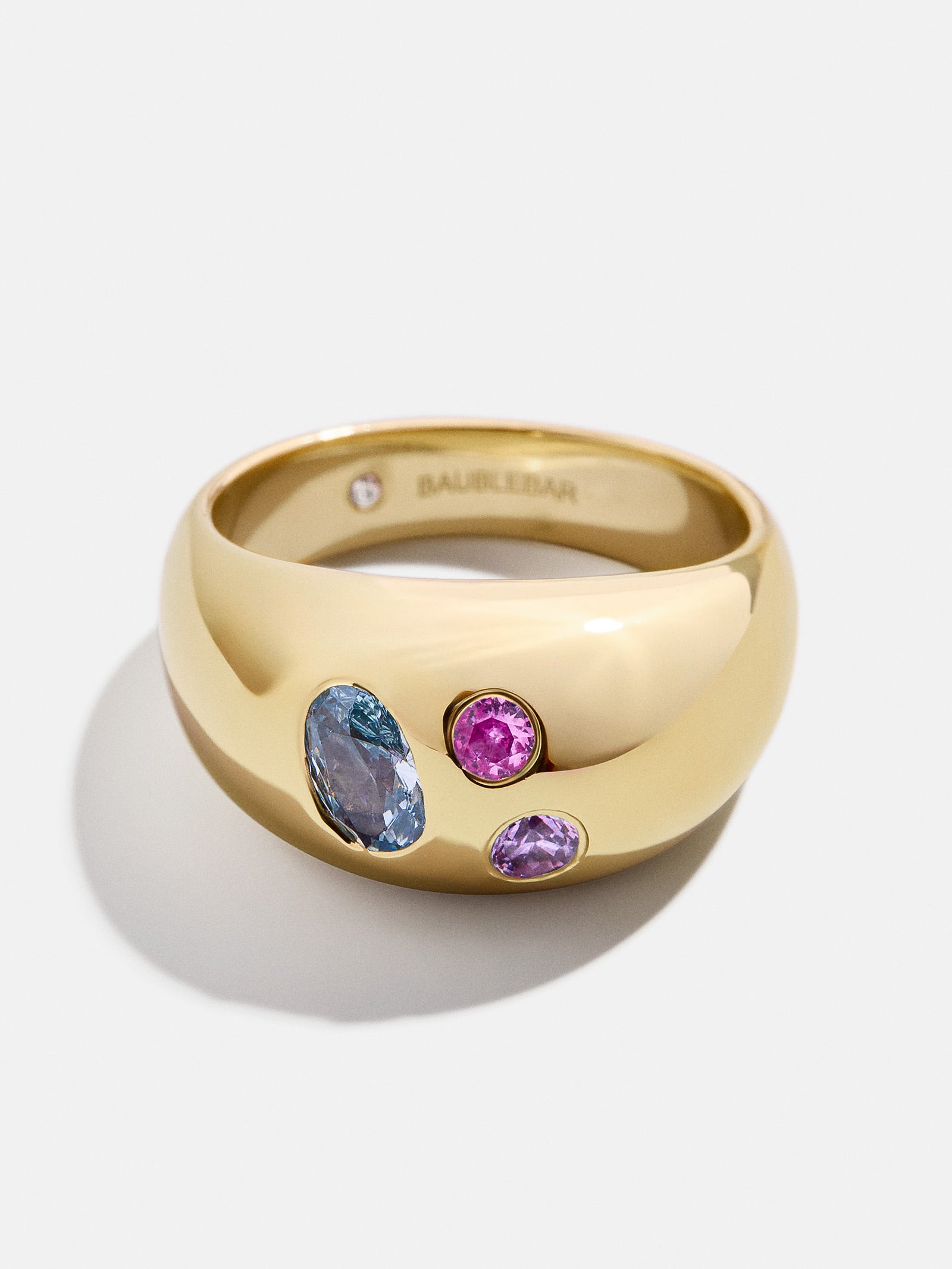 Premium 18K Gold Custom Birthstone Ring - Personalized Jewelry