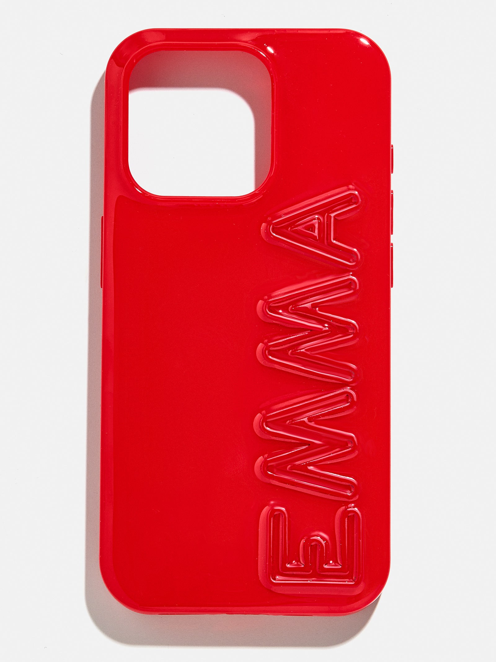 Premium Custom iPhone Case - Bright Red | Ultimate Personalization