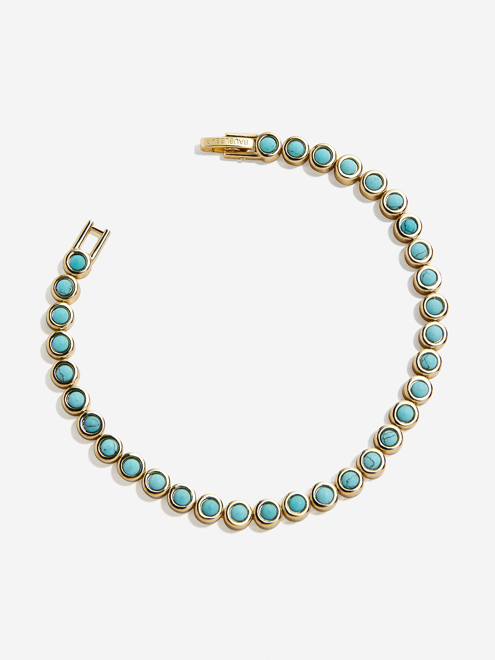 Premium Nina Turquoise Semi-Precious Tennis Bracelet