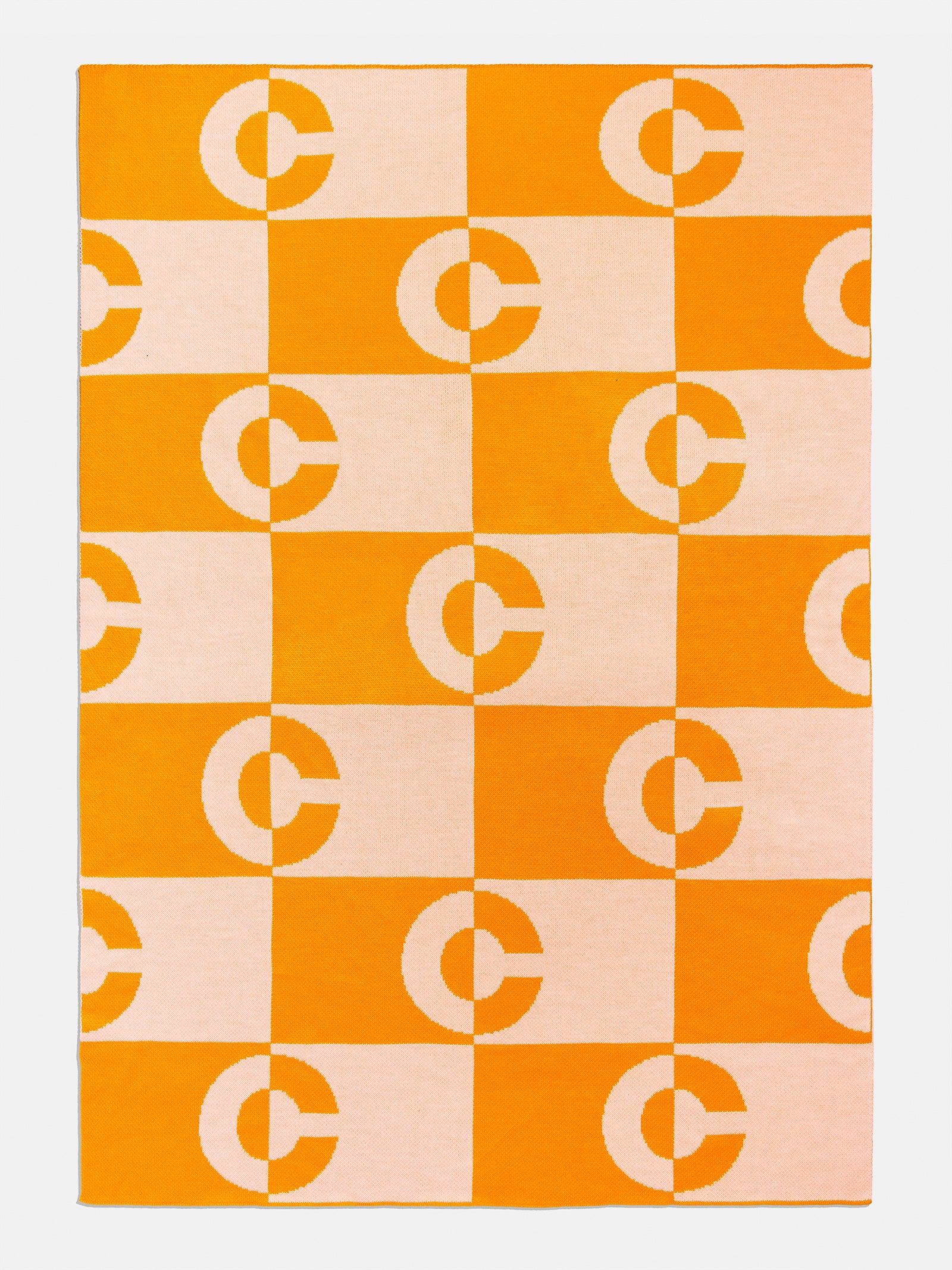 Ultimate Opposites Attract Custom Blanket - Orange/Light Orange