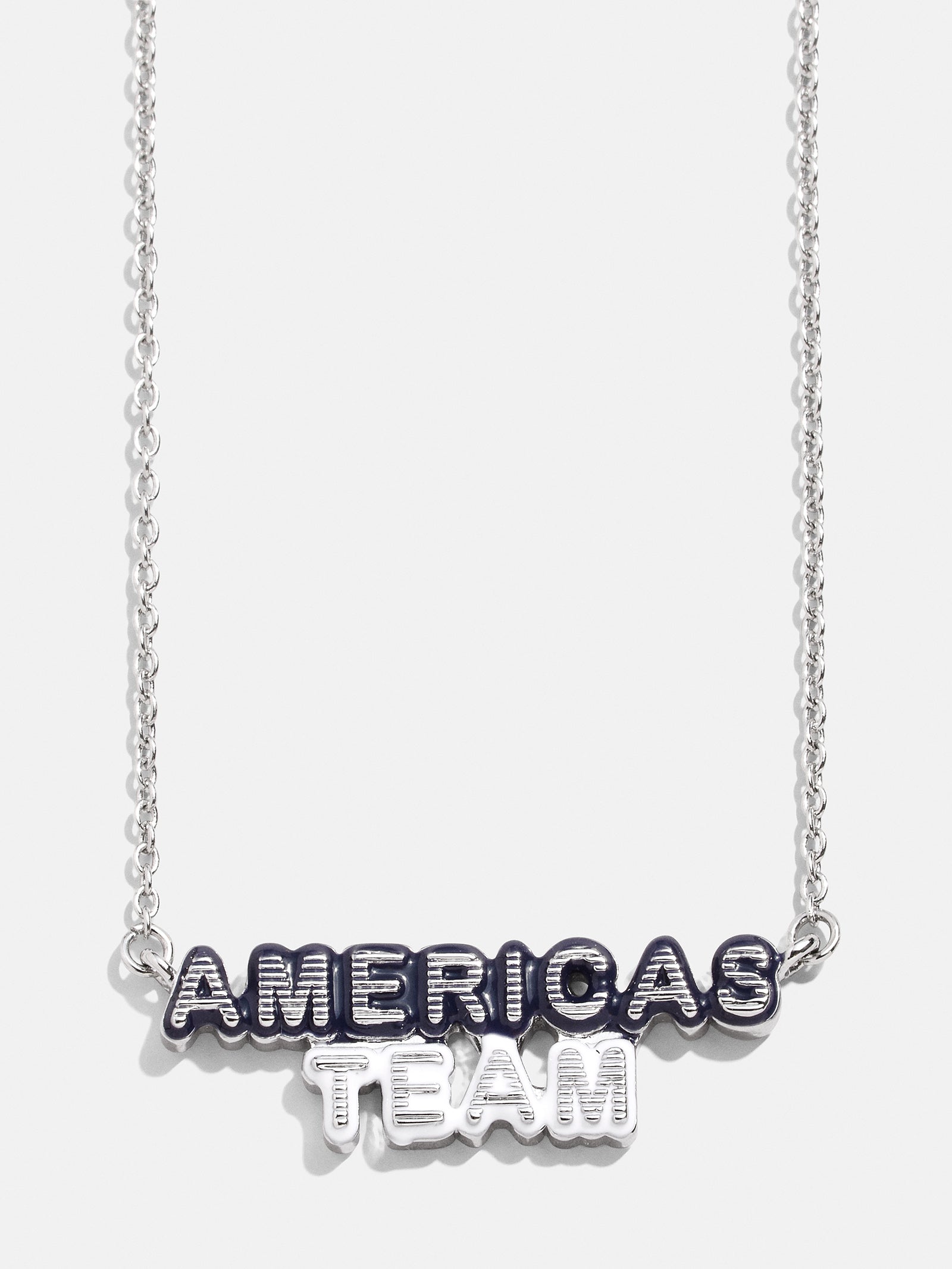 Premium Dallas Cowboys Enamel Slogan Necklace - NFL WEAR by Erin Andrews x BaubleBar