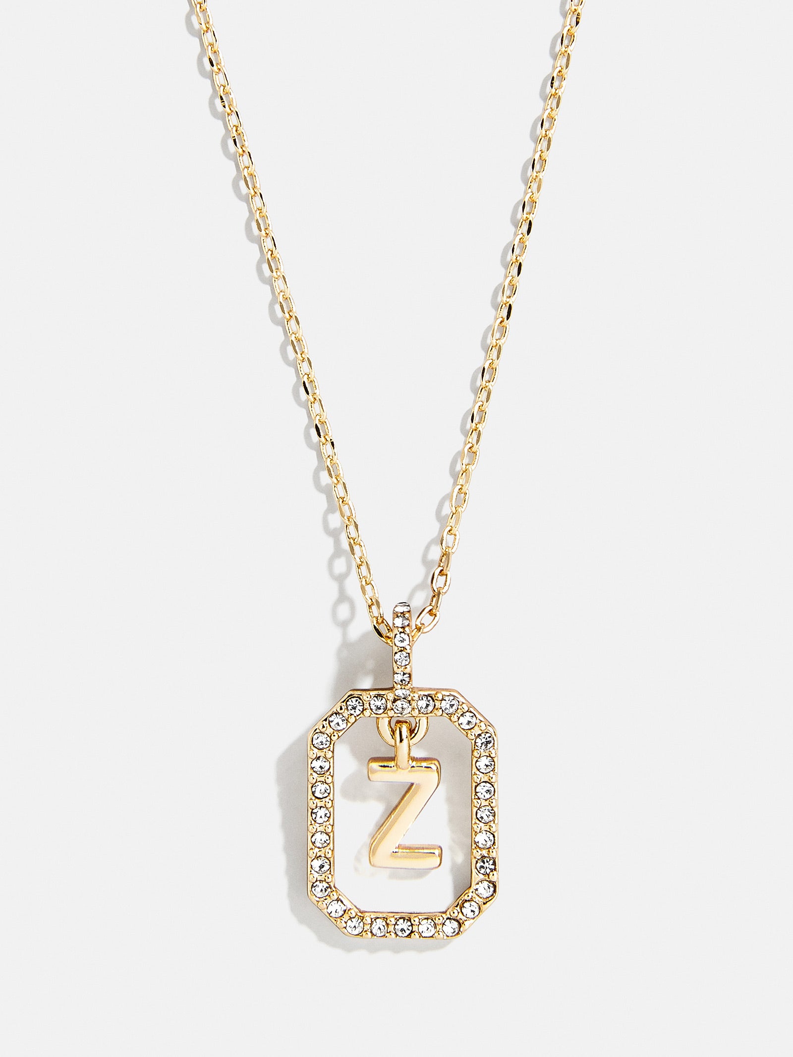 Premium Alicia Initial Necklace - Gold & Pavé Crystal Design