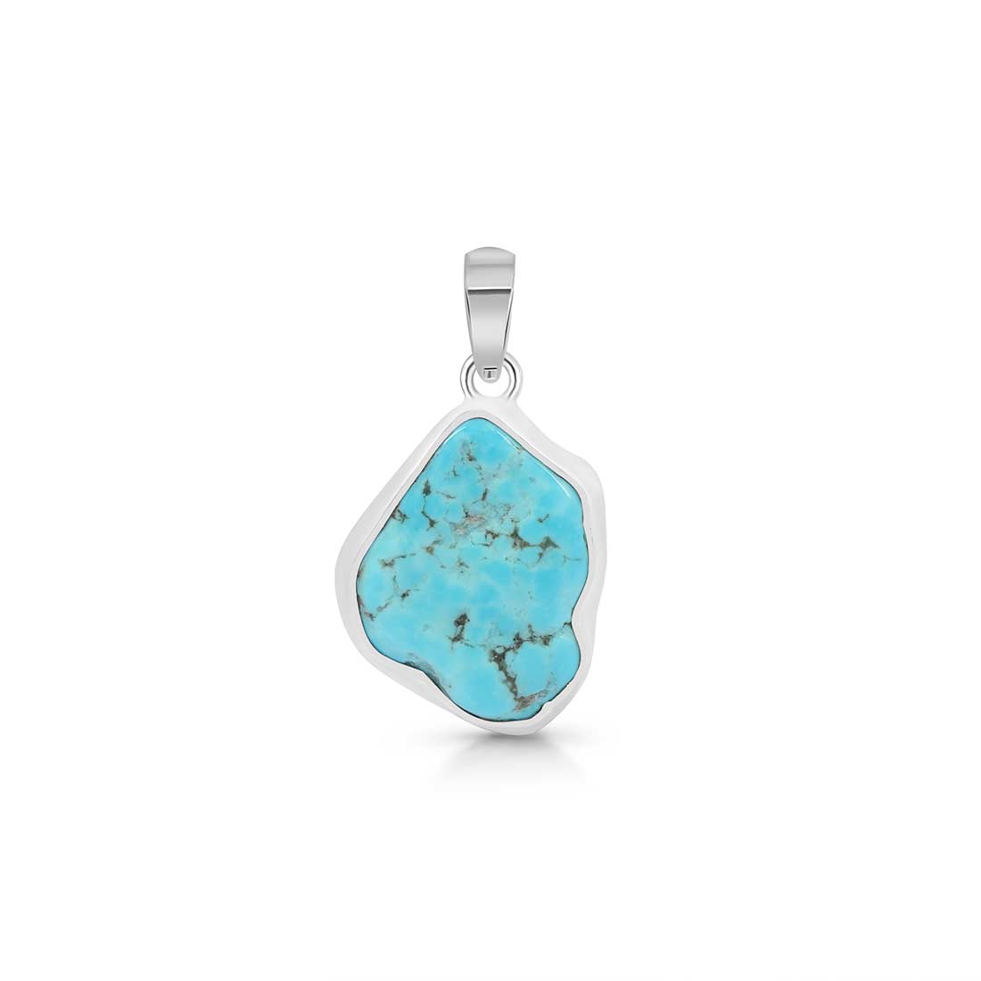 Premium Turquoise Rough Pendant - Authentic Sagacia Jewelry (TRQ-P-63)