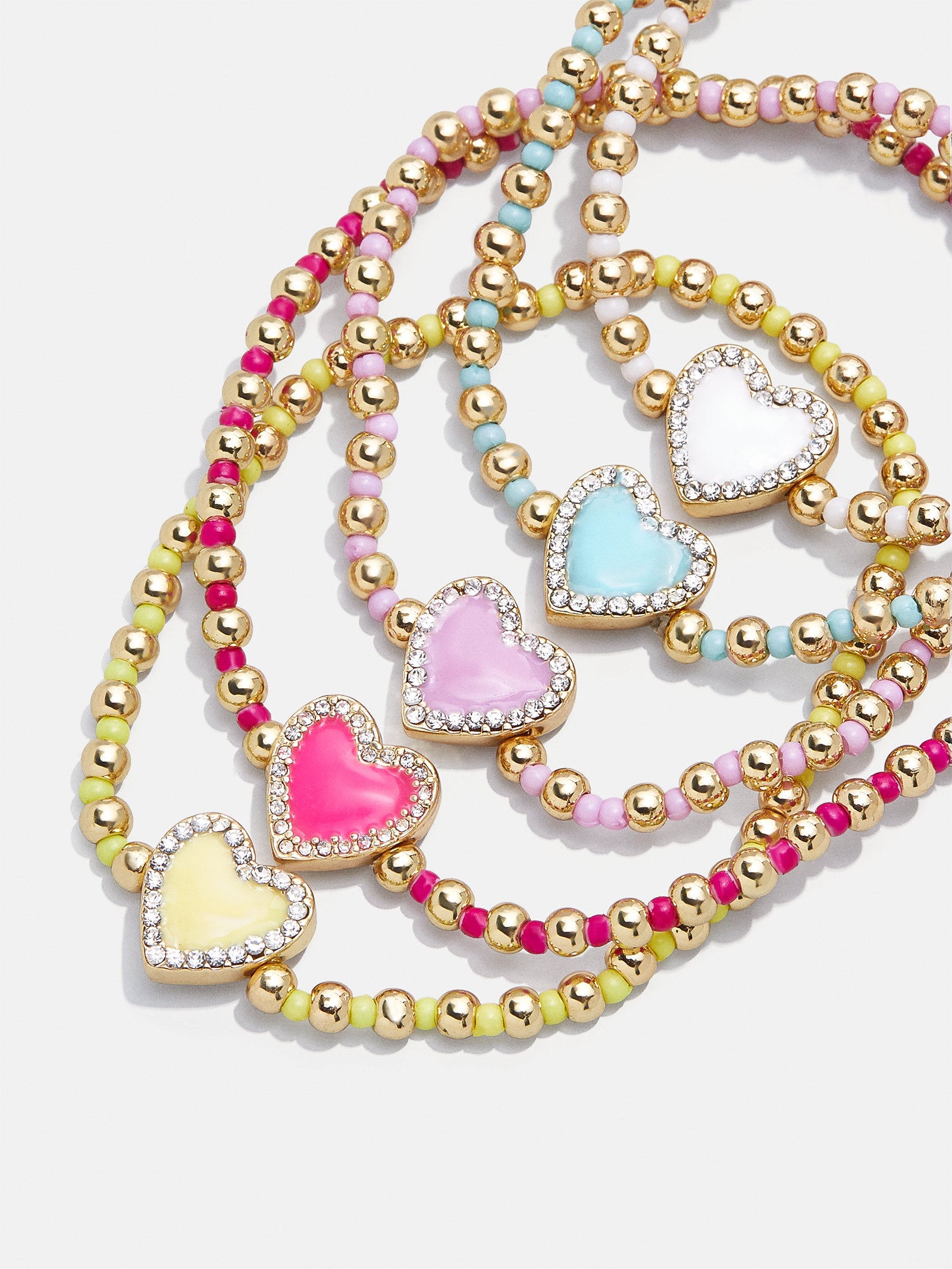 Ultimate Sweetheart Kids' Pisa Bracelet Set - Assorted Heart Charms