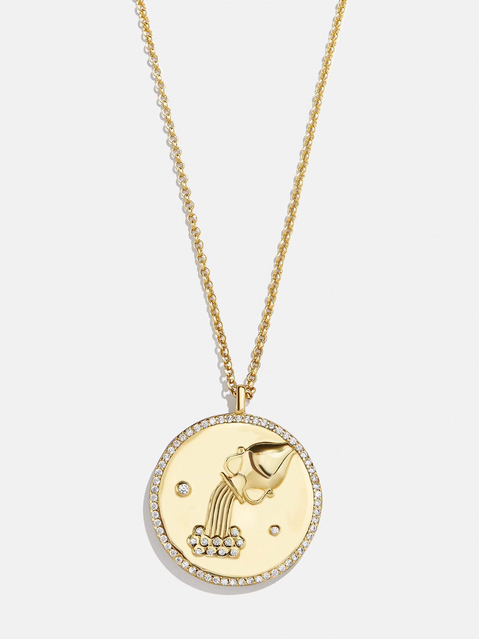 Premium Zodiac 18K Gold Medallion Necklace - Ultimate Astrology Jewelry