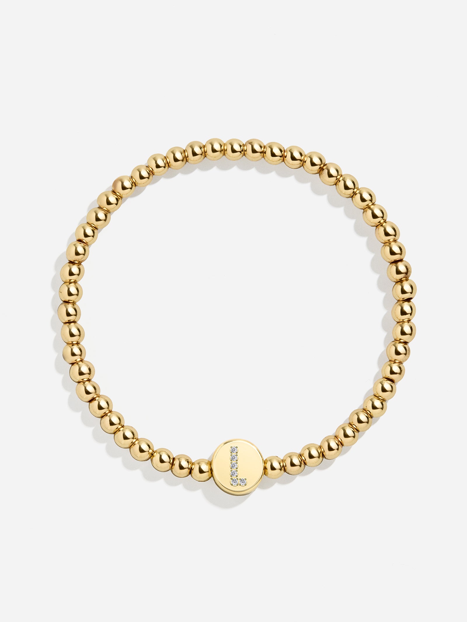 Premium Carmen Initial Disc Pisa Bracelet - Gold | Personalized Style