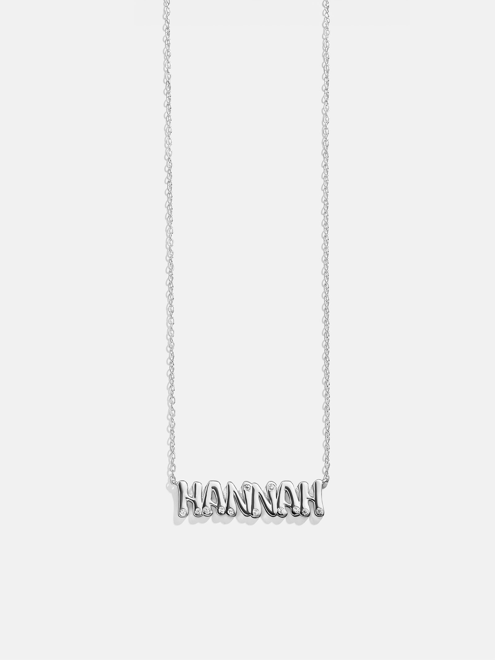 Premium 18K Gold Custom Nameplate Necklace - Barcelona Style