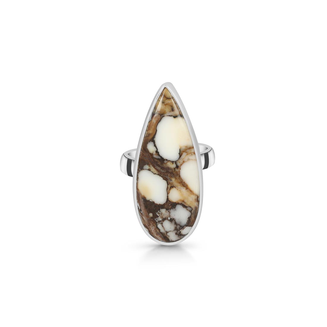 Premium Wild Horse Jasper Adjustable Ring - Ultimate Style & Comfort (WOJ-R-41)