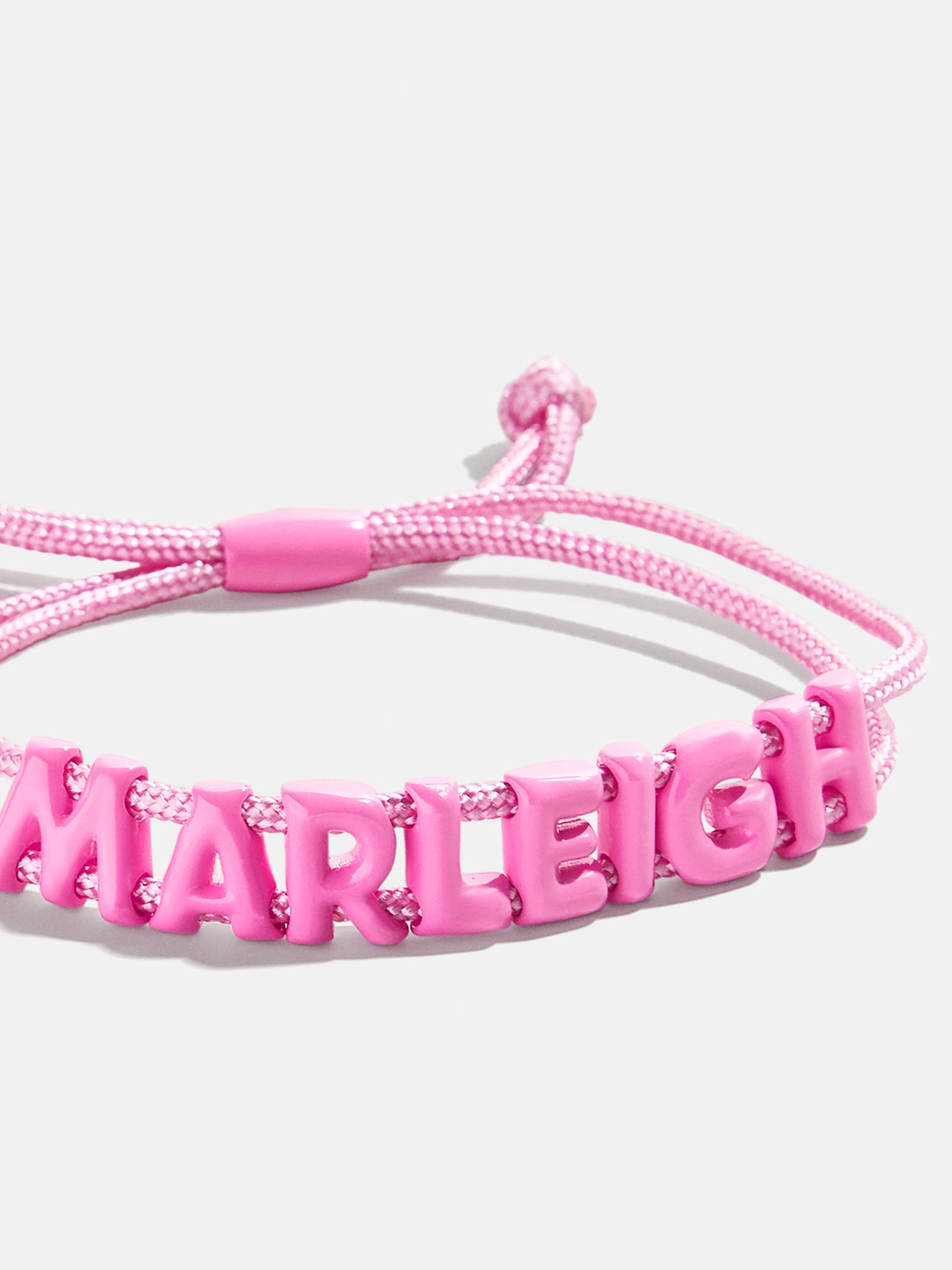 Ultimate Kids' Custom Slider Bracelet - Hot Pink | Personalized & Stretchable