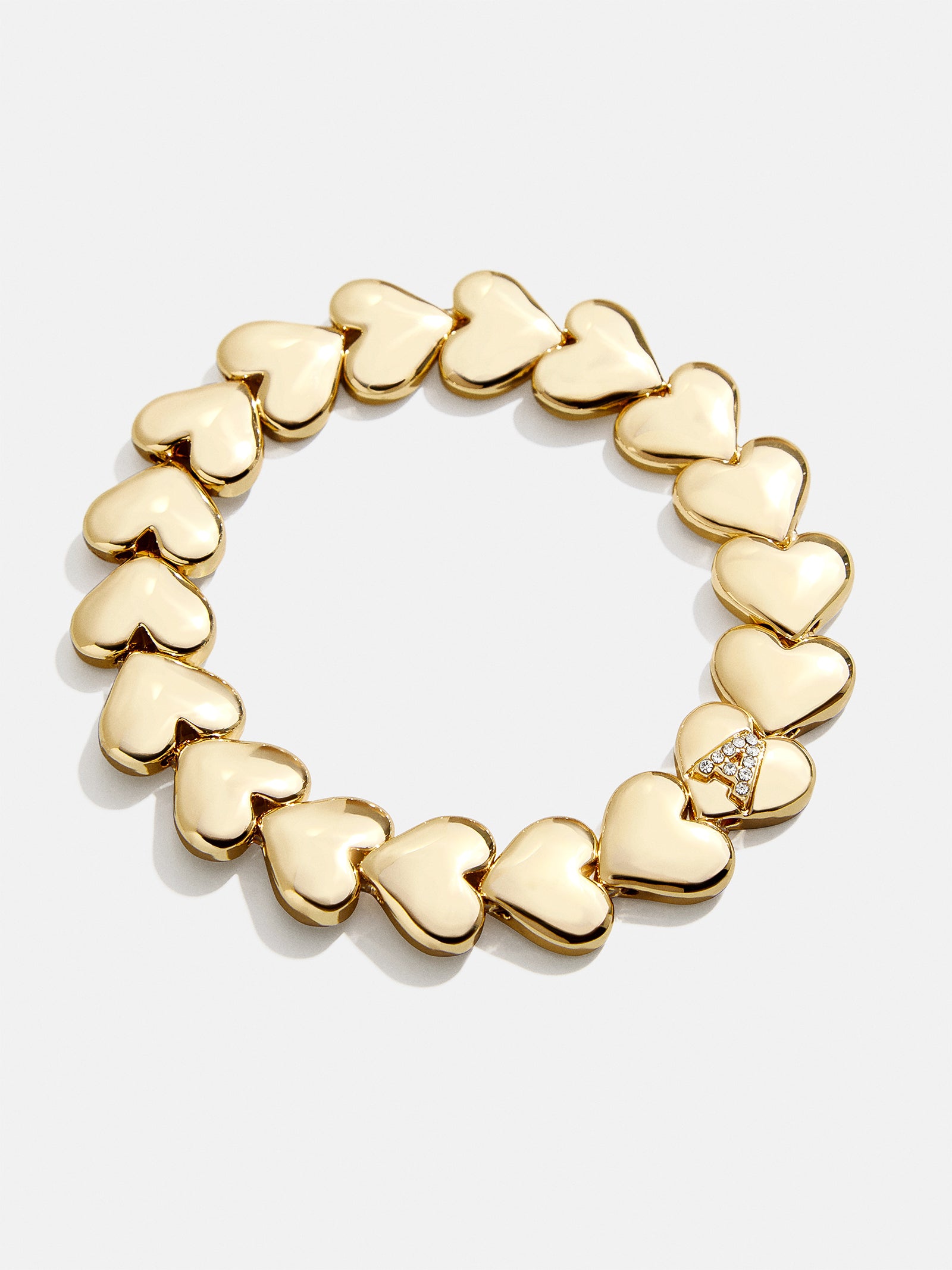 Premium Caroline Initial Bracelet - Gold/Pavé with Custom Initial