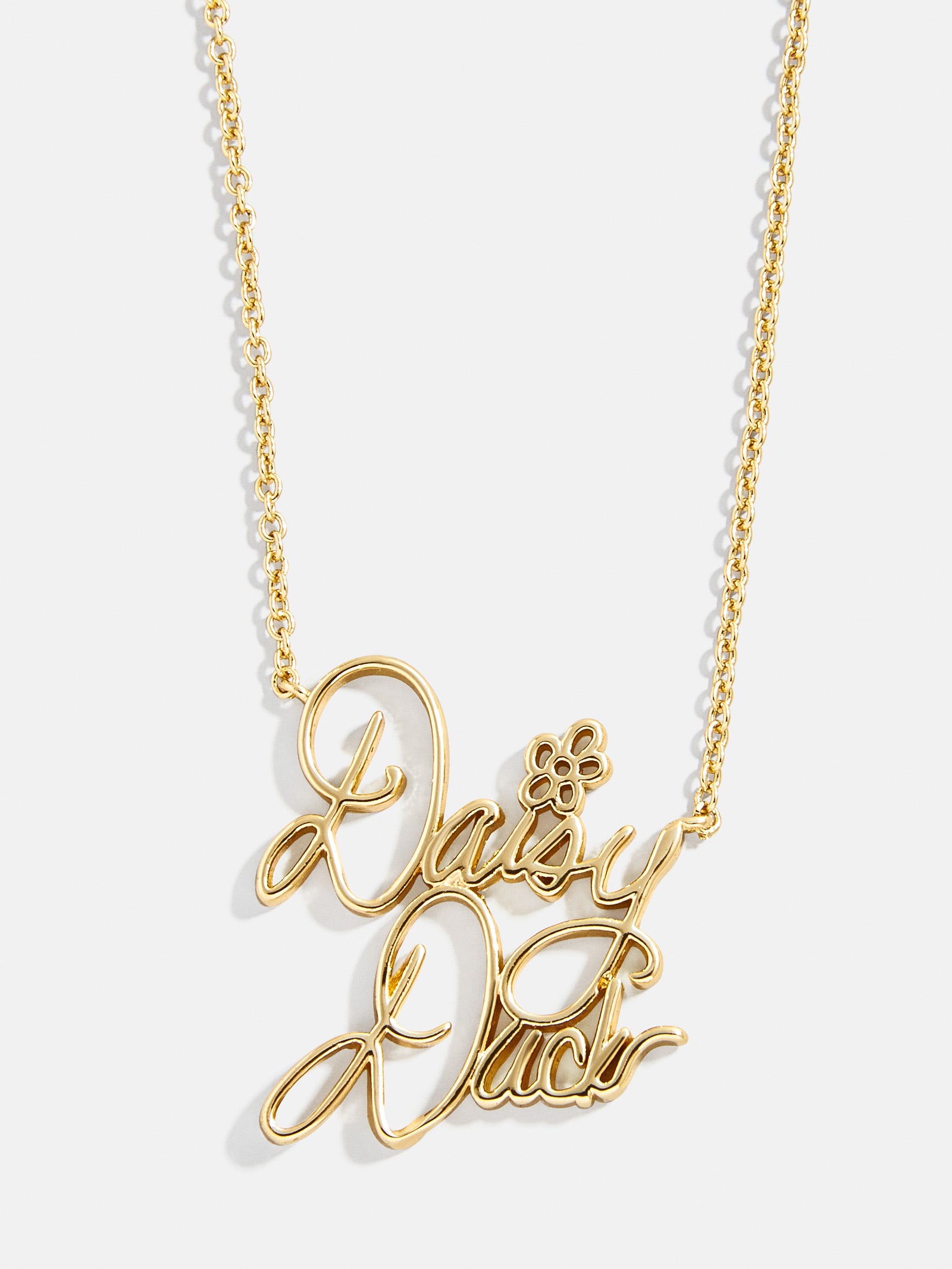 Premium Disney Daisy Duck Signature Necklace - Ultimate Style Statement