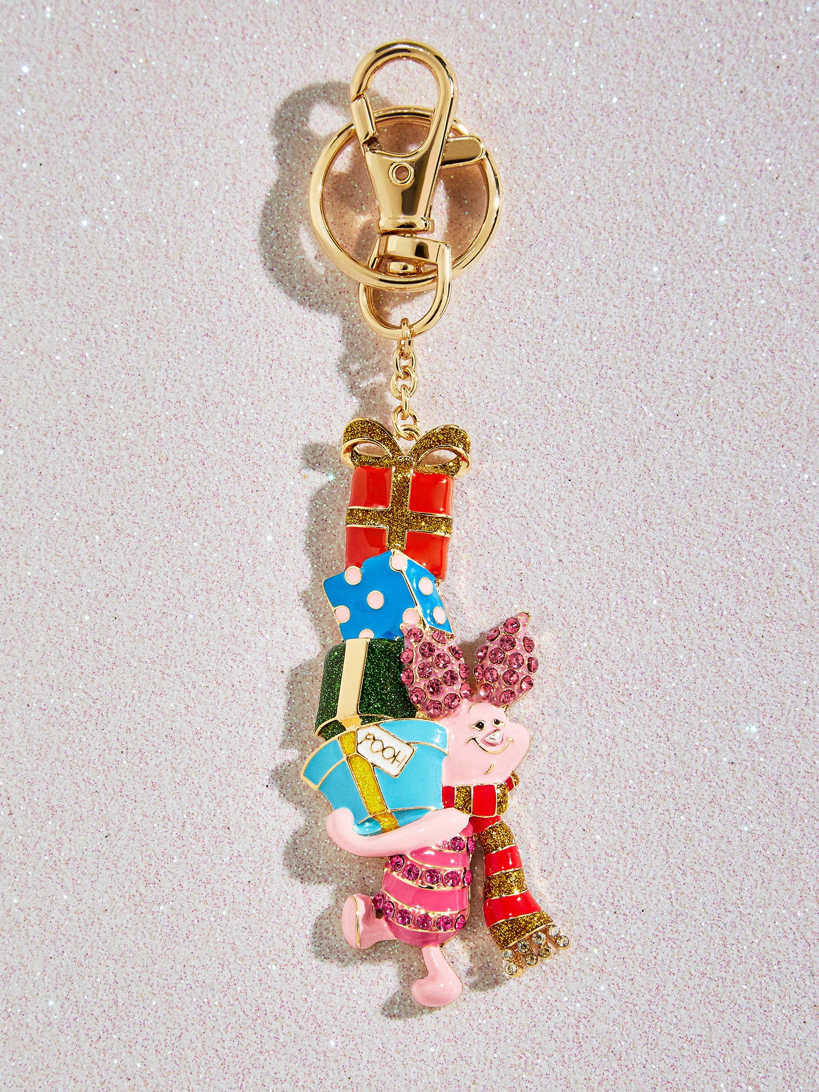 Disney Piglet Holiday 2D Bag Charm - Premium Holiday Accessory