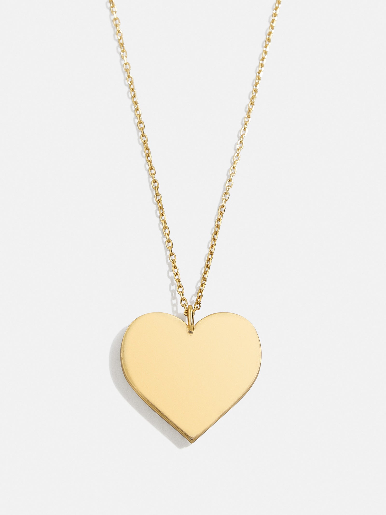 Premium 18K Gold Custom Heart Medallion Necklace