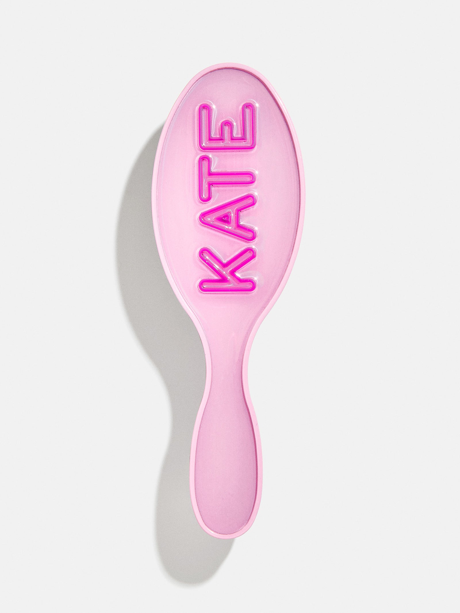 Premium Mini Custom Hair Brush - Personalized Pink Design