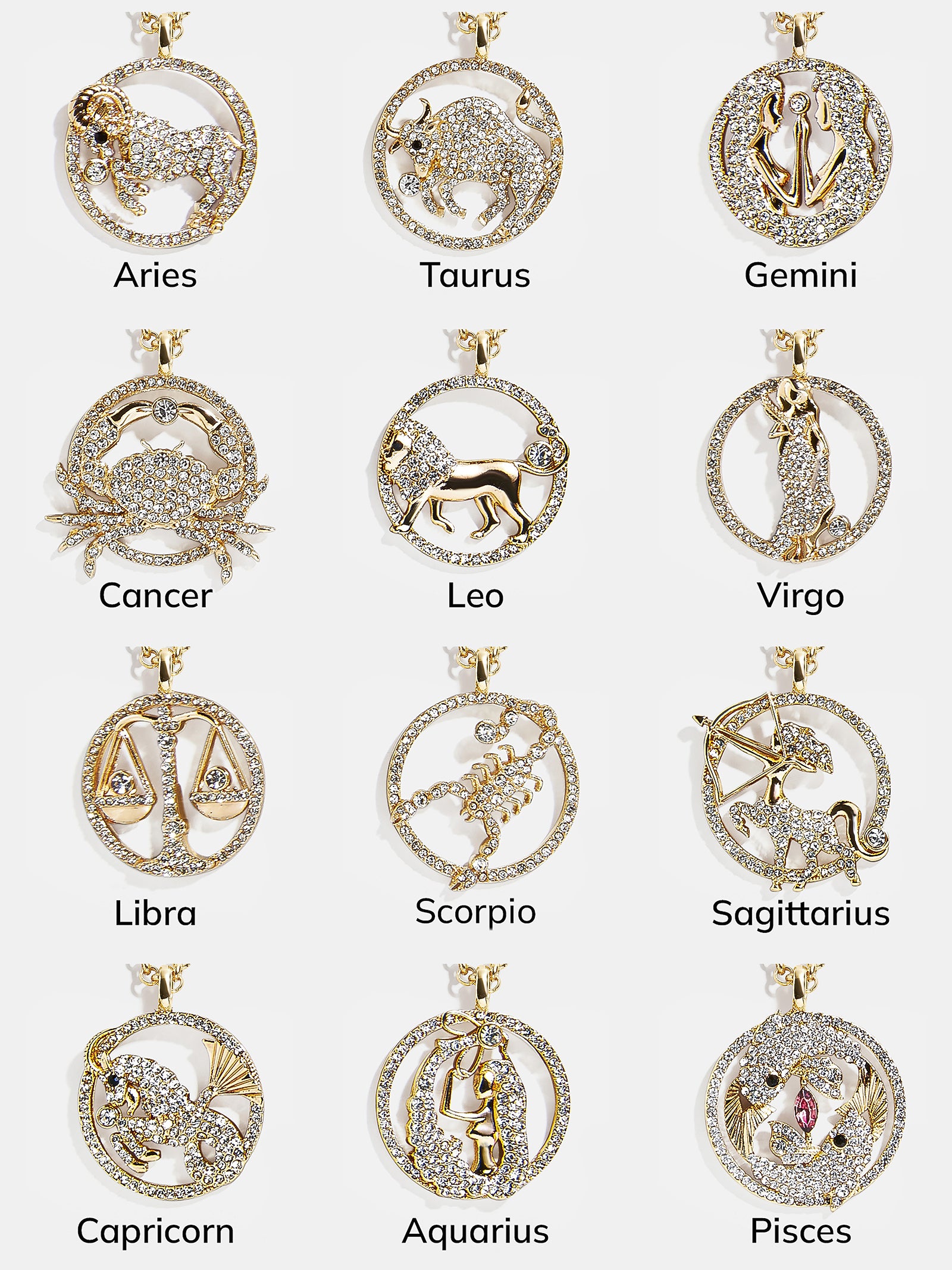 Premium Andrea Zodiac Necklace - Leo Edition