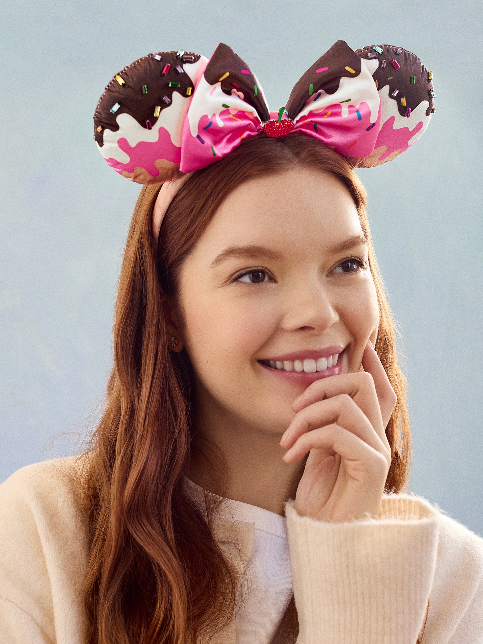 Premium Disney Minnie Mouse Ice Cream Ears Headband - Ultimate Style Accessory