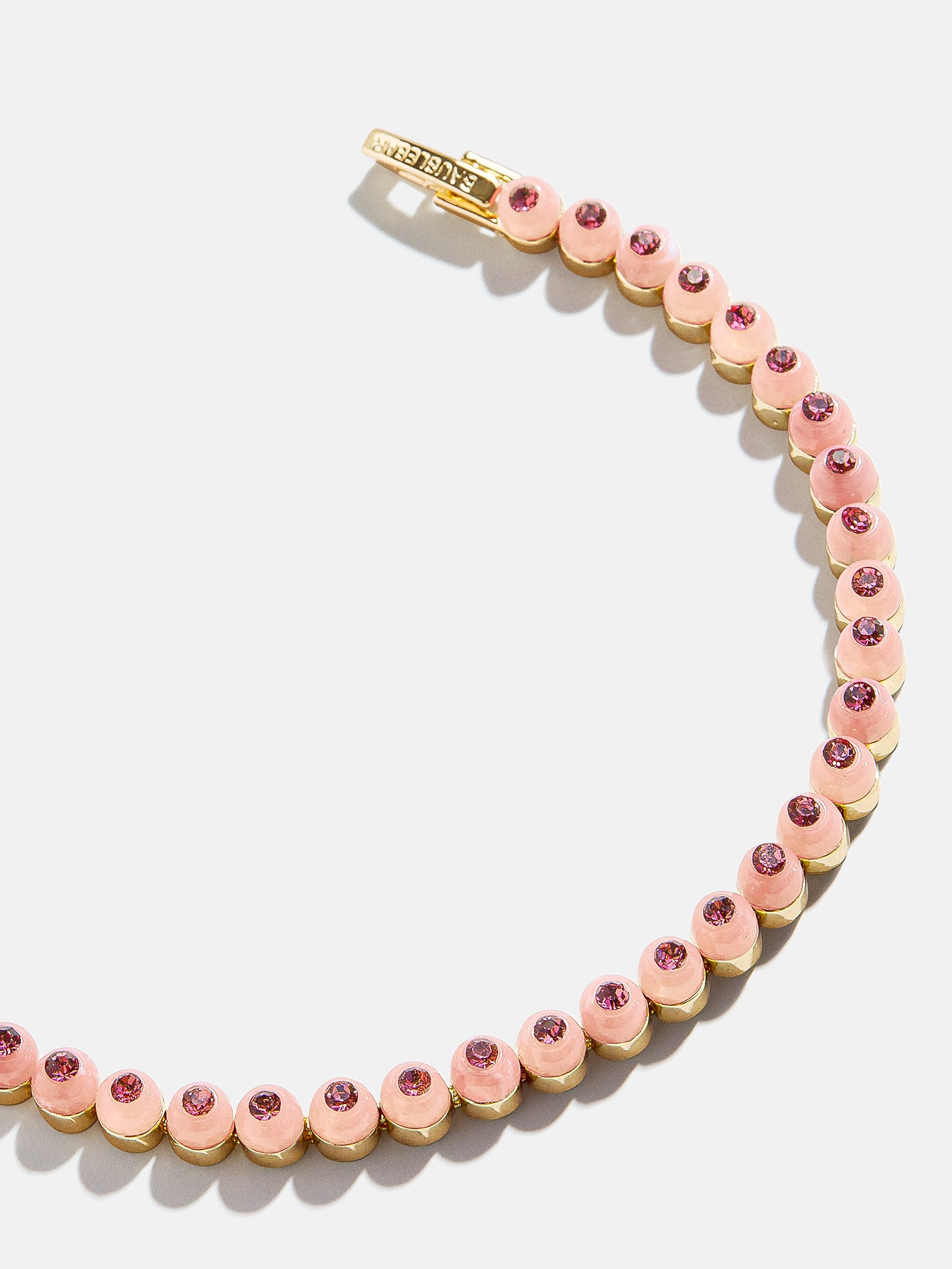 Premium Brielle Tennis Bracelet - Elegant Pink