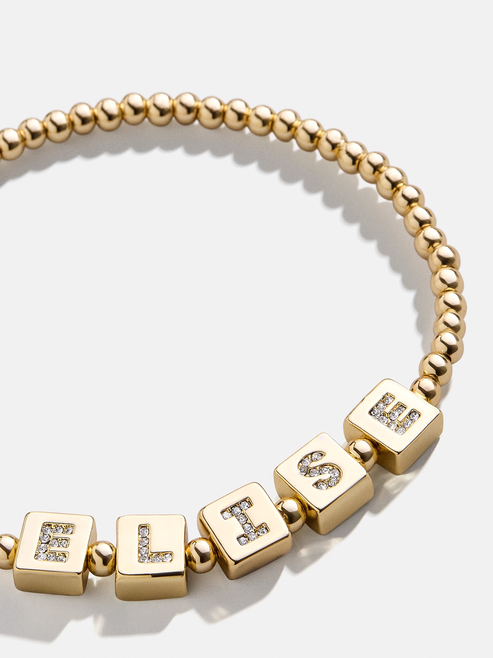 Premium Golden Custom Pisa Bracelet - Gold/Pavé