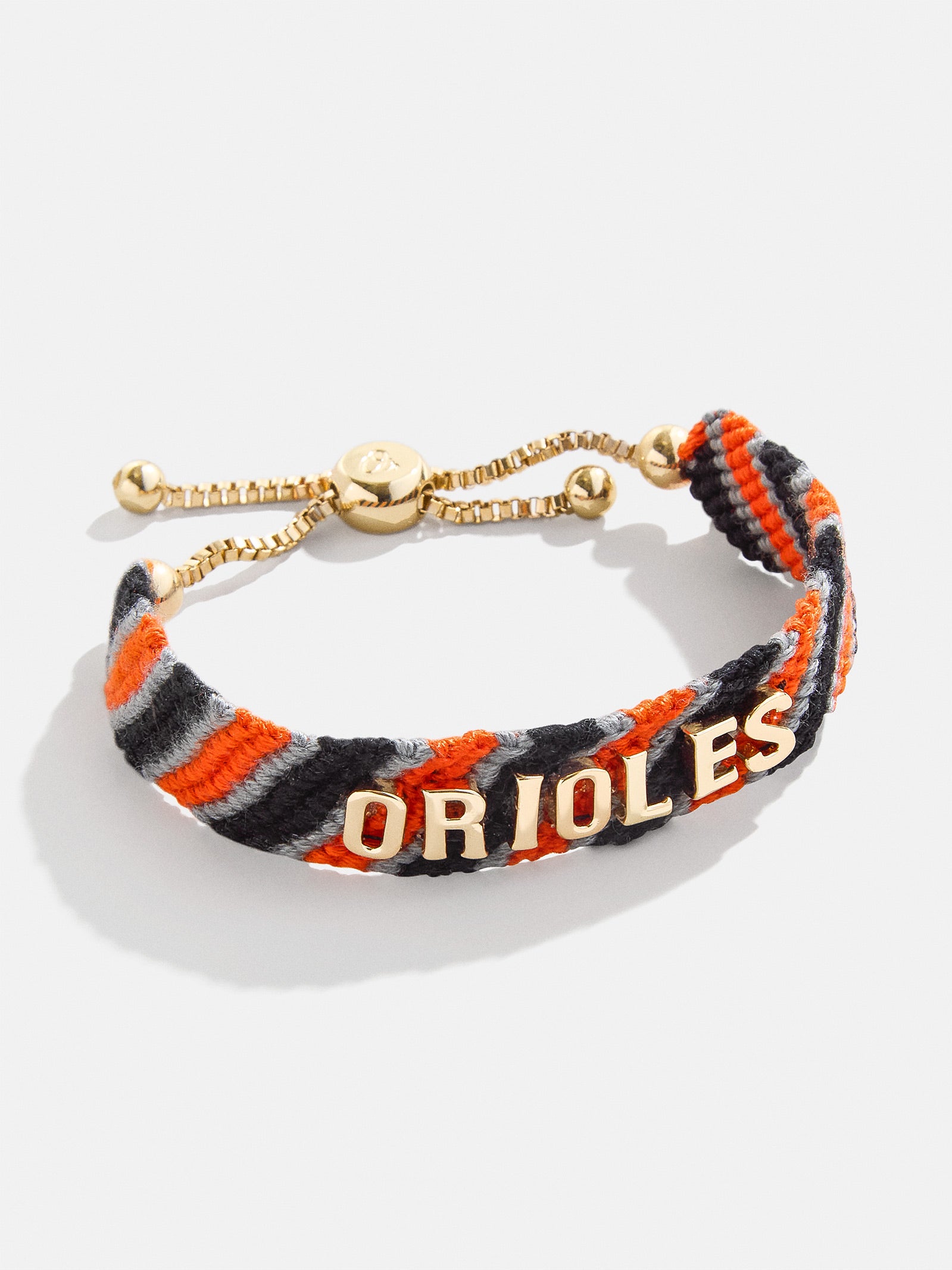 Premium MLB Woven Friendship Bracelet - Baltimore Orioles Edition