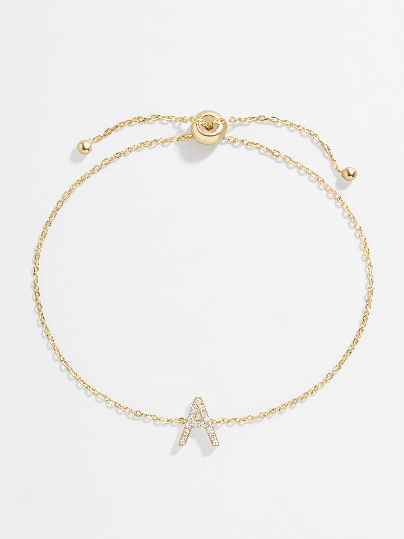 Premium 14K Gold & Diamond Initial Bracelet - Personalized Luxury Jewelry