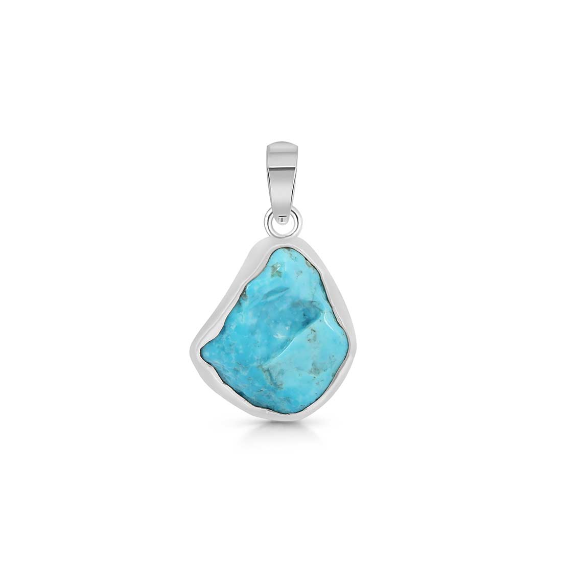 Premium Turquoise Rough Pendant - Authentic Sagacia Jewelry