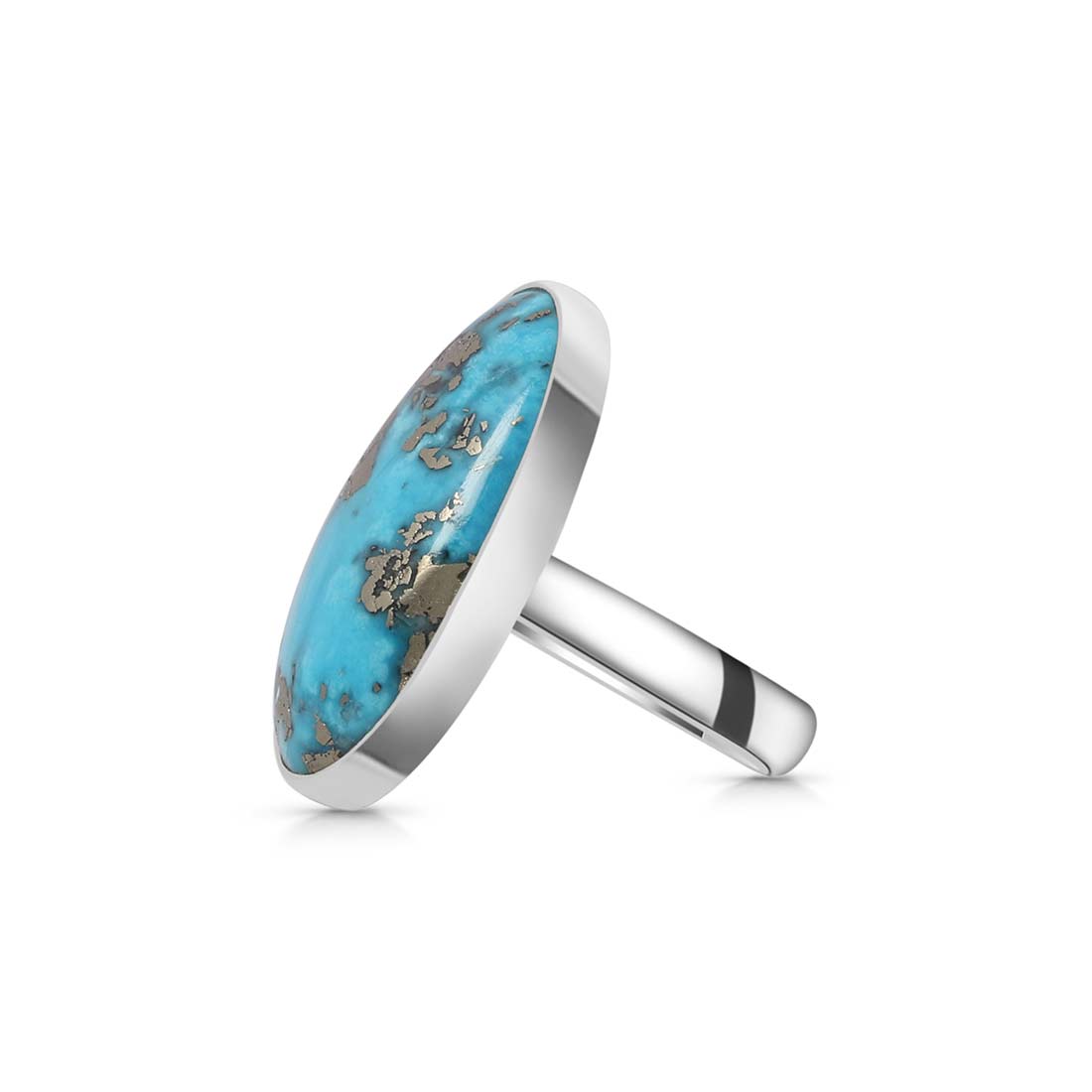 Premium Turquoise Adjustable Statement Ring - TRQ-R-181