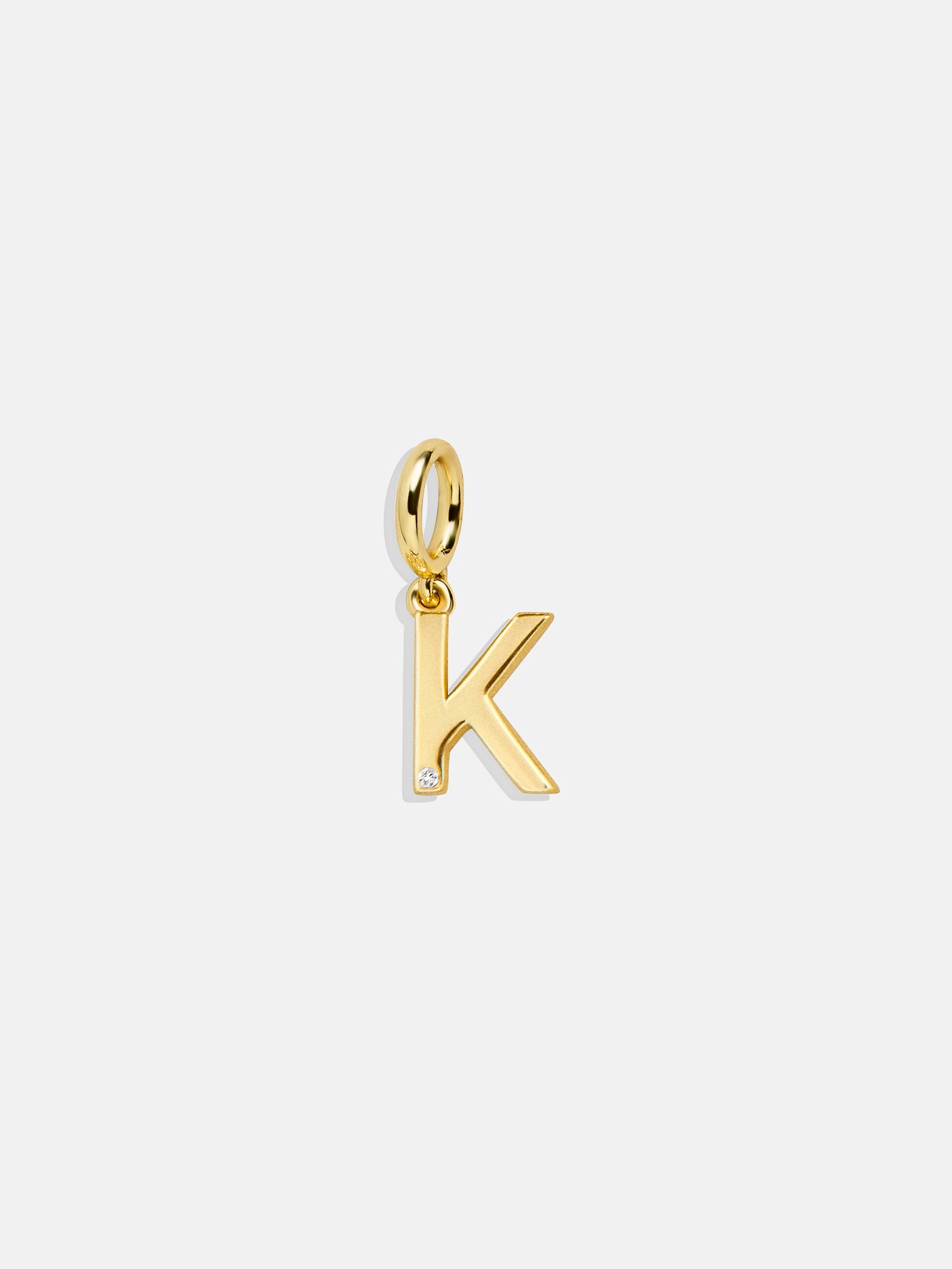 Premium Initial Cluster Charm Necklace - K