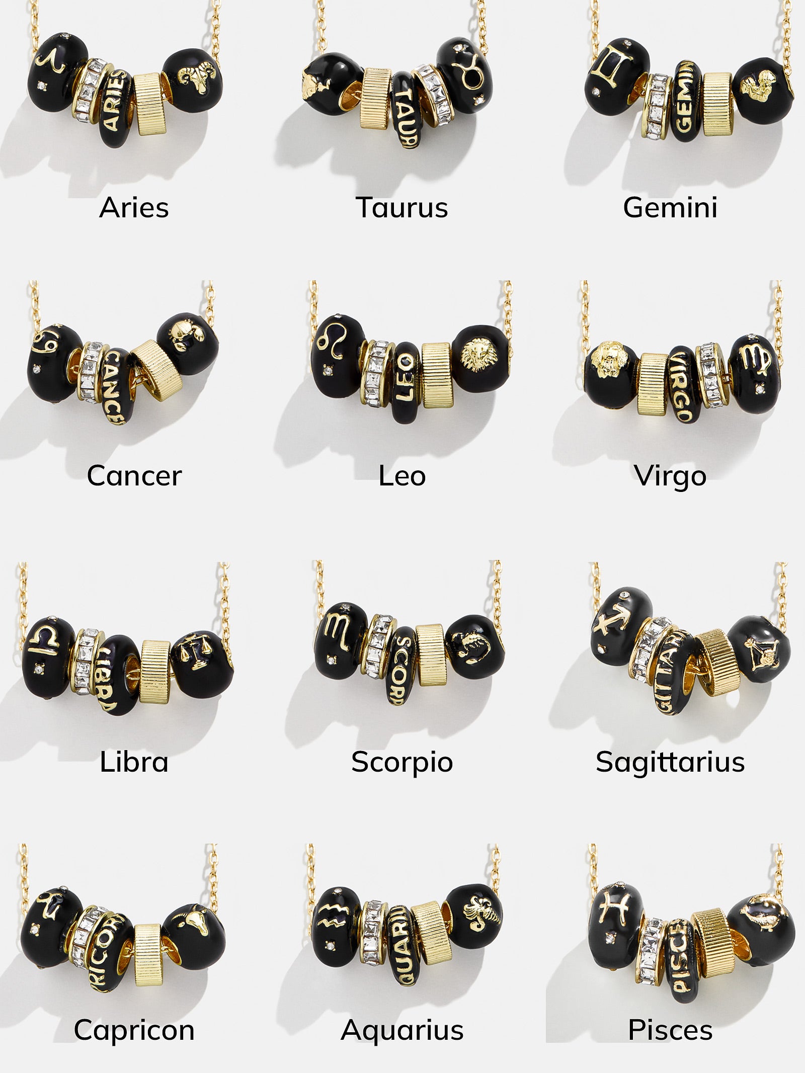 Premium Zodiac Charm Necklace - Aries Edition