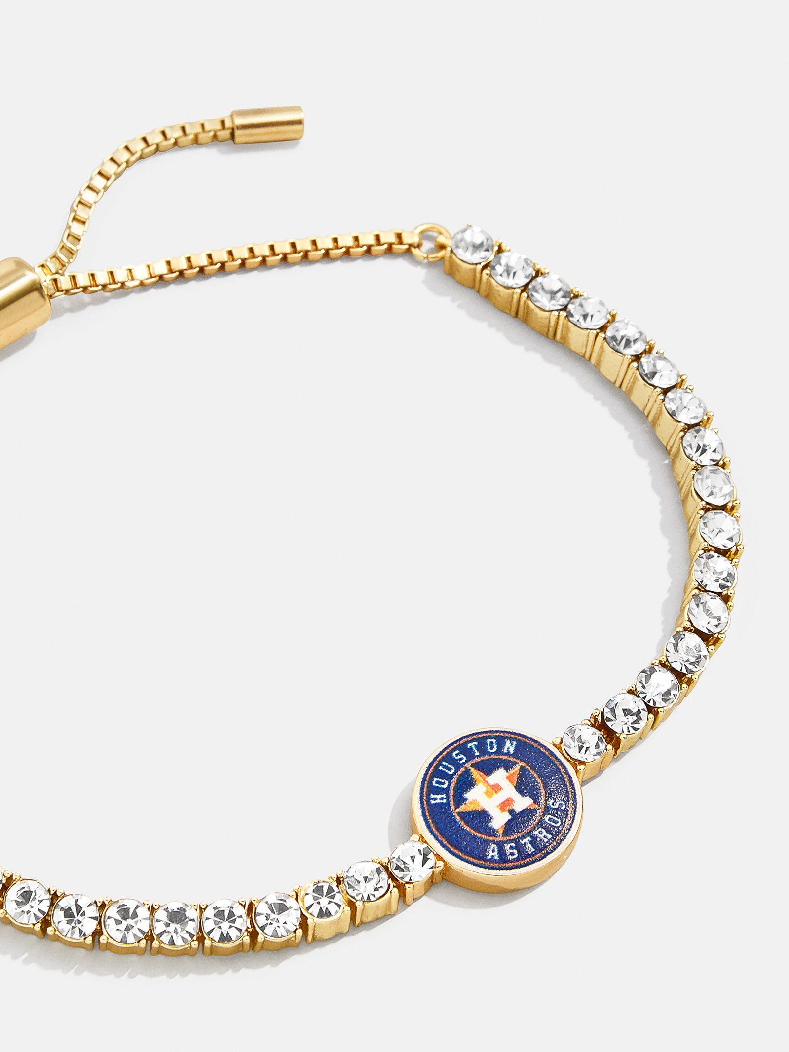 Premium MLB Houston Astros Gold Tennis Bracelet