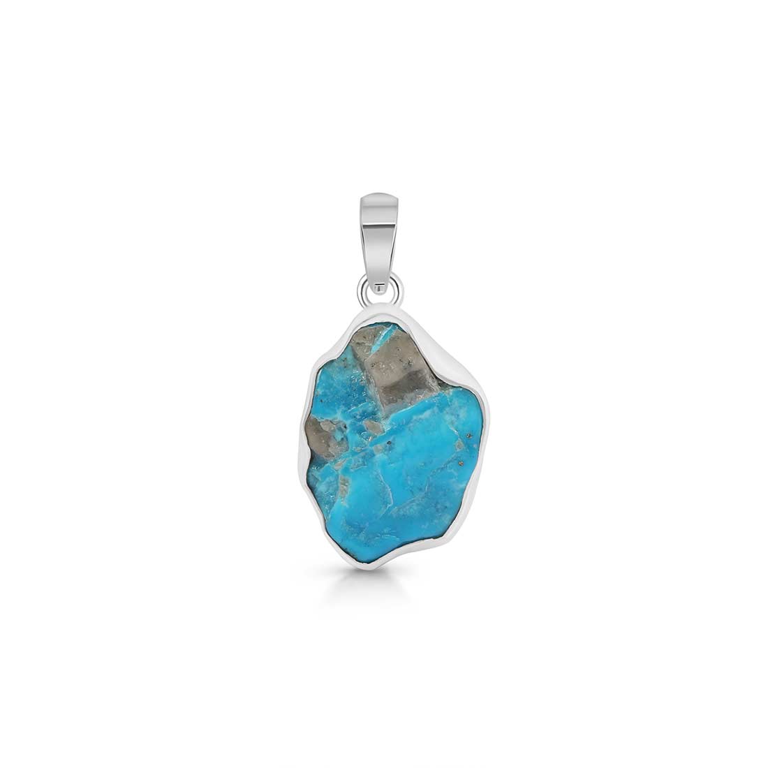 Premium Turquoise Rough Pendant - Authentic Sagacia Jewelry (TRQ-P-72)